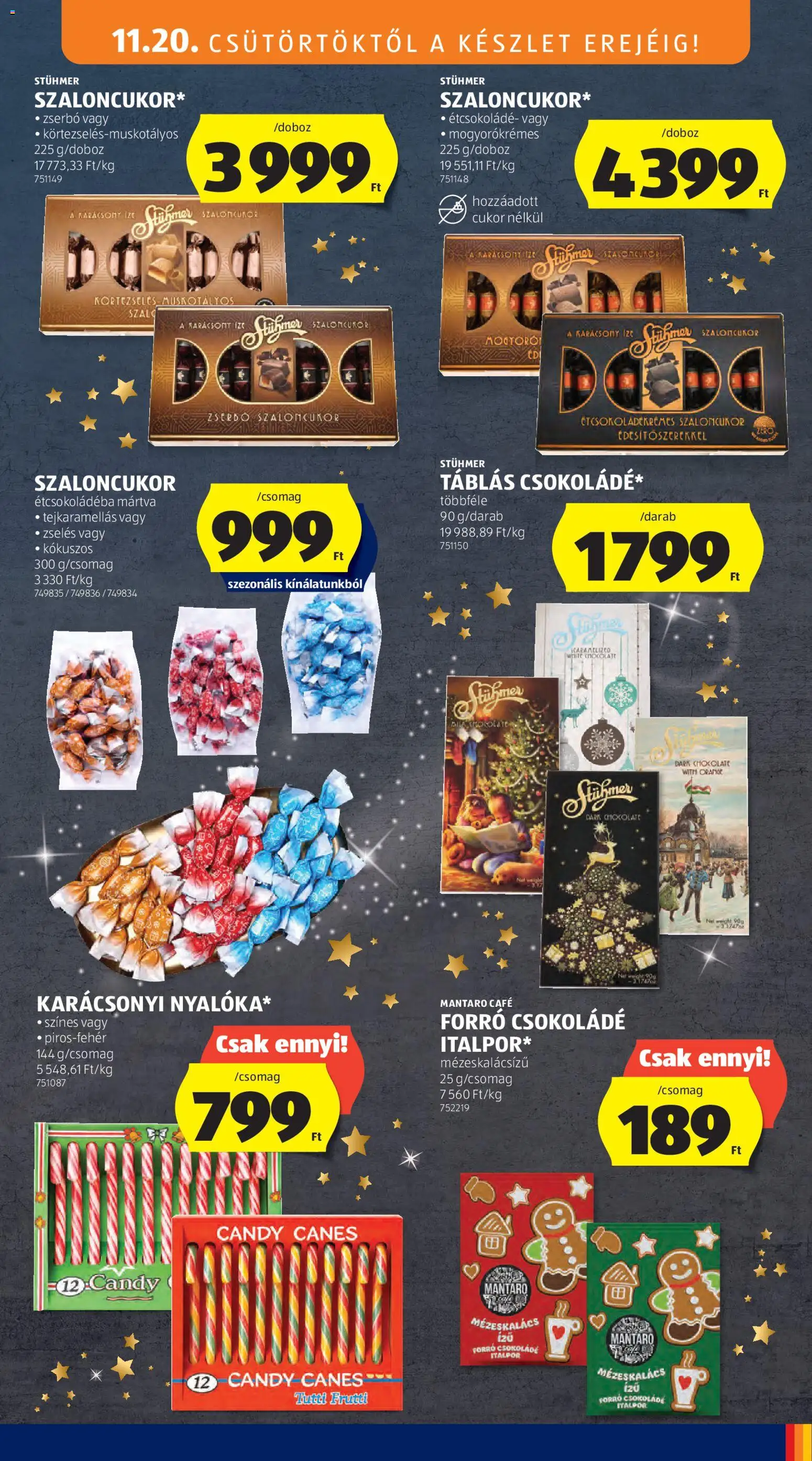 Aldi akciós ujság - amely érvényes a következő dátumtól: 20.11.2025 | Oldal: 21