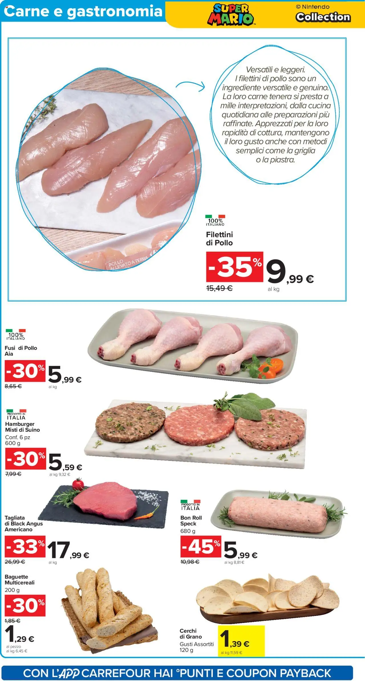 Volantino Carrefour del 10.10.2025 | Pagina: 4 | Prodotti: Speck, Pollo, Suino, Griglia
