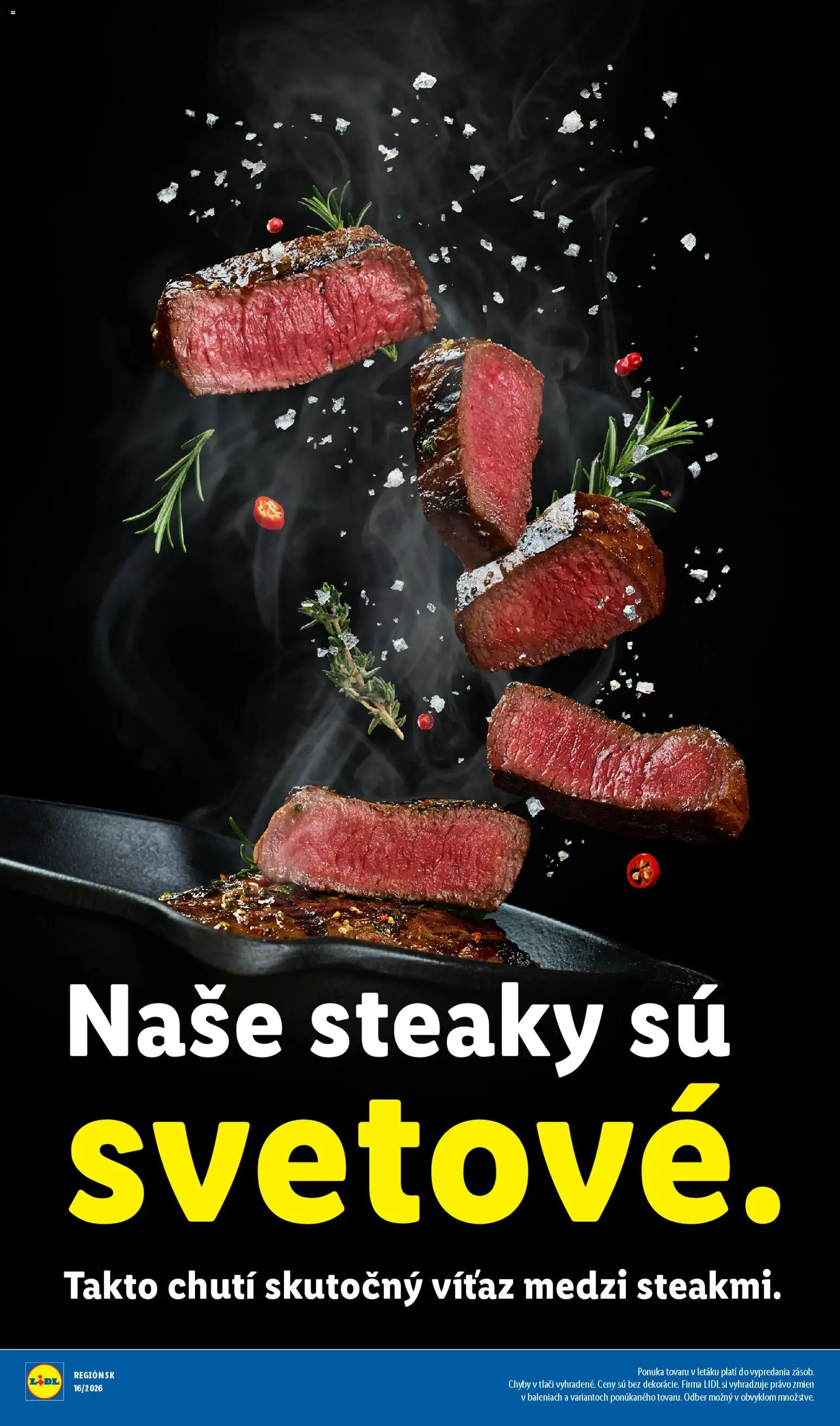 Nové Lidl akcie – leták je platný od 27.04.2026 | Strana: 58 | Produkty: Steak