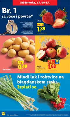 Mladi krumpir, Zemlja podrijetla: Egipat - Pregled kataloga iz trgovine Lidl, vrijedi od 30.03.2026 | Stranica: 52