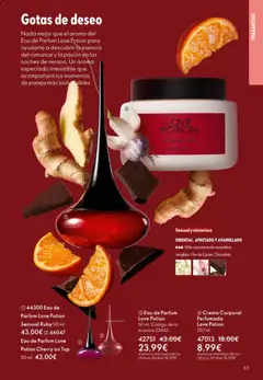 Vista previa Oriflame - Catálogo Campaña 15 válido desde el 29.10.2025 | Página: 63 | Productos: Chocolate, Crema, Body, Eau de parfum