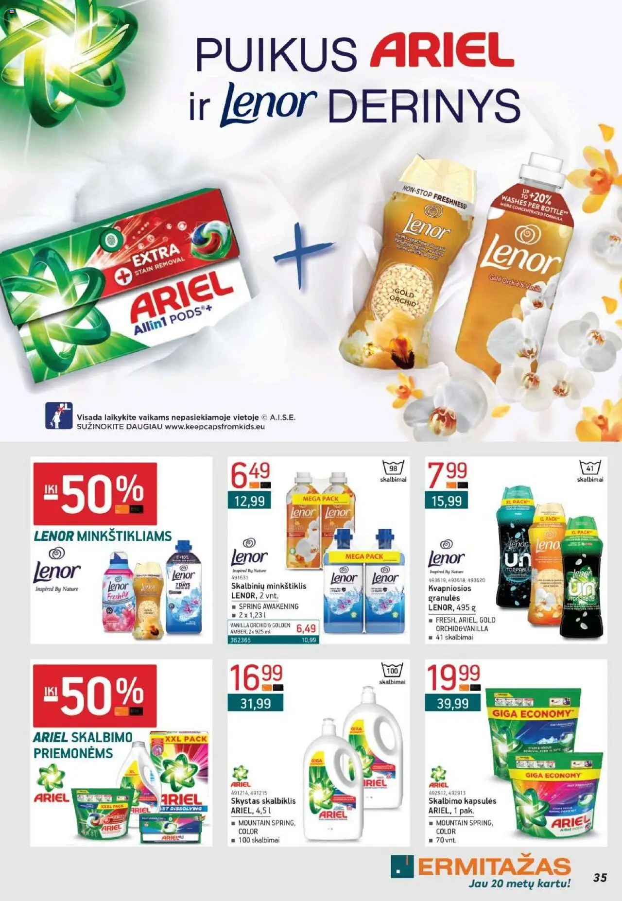 ERMITAŽAS leidinys│galioja nuo 01.07.2025 | Puslapis: 35