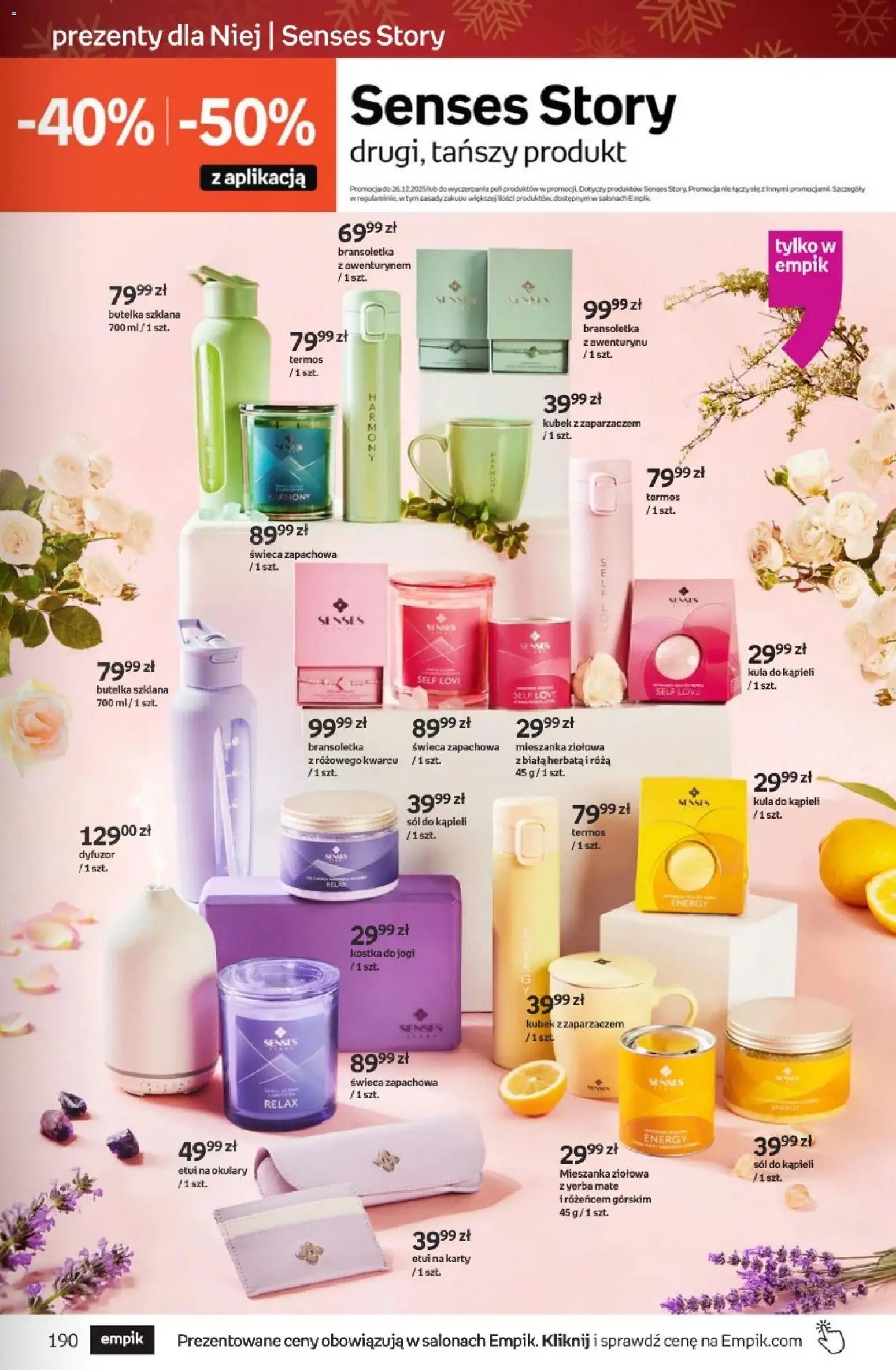 Empik promocje - Tom kultury Zabawki od 26.11.2025 | Strona: 67 | Produkty: Bransoletka, Kula do kąpieli, Okulary, Herbata
