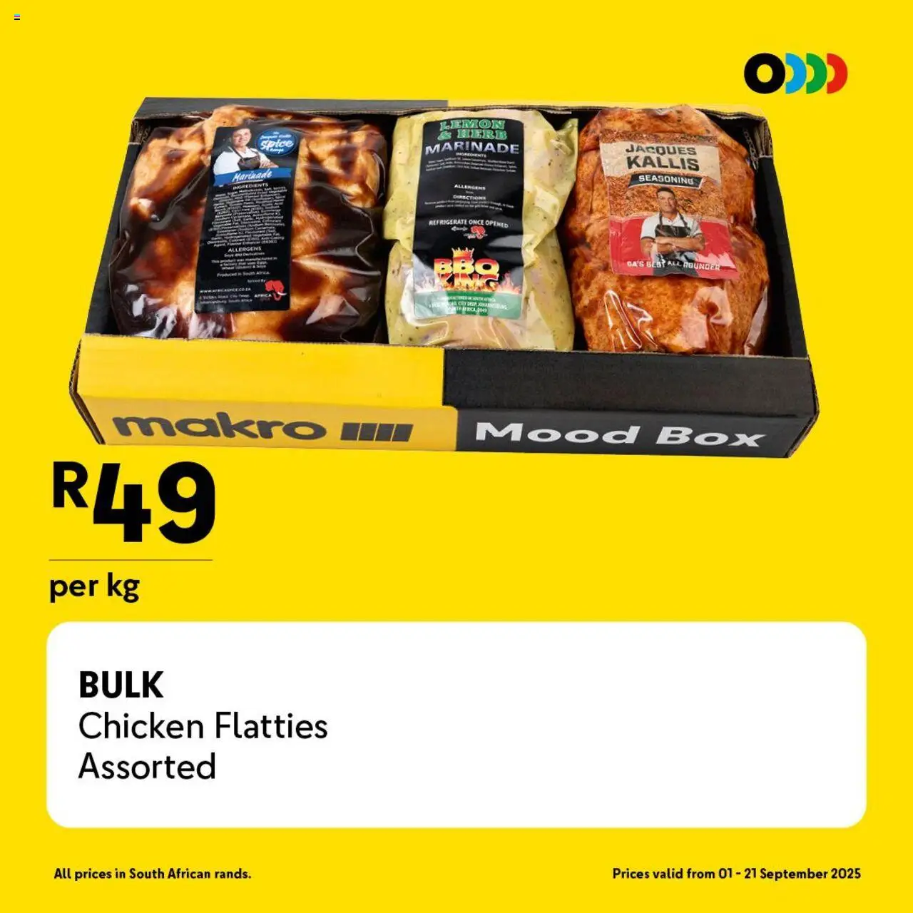 New Makro catalogue – valid from 01.09.2025 | Page: 4 | Products: Box, Chicken, Seasoning, Marinade