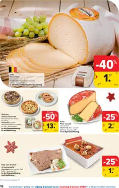 Carrefour folder - Voorbeeld van een folder van Carrefour, geldig van 02.01.2026 | Pagina: 16 | Producten: Kaas