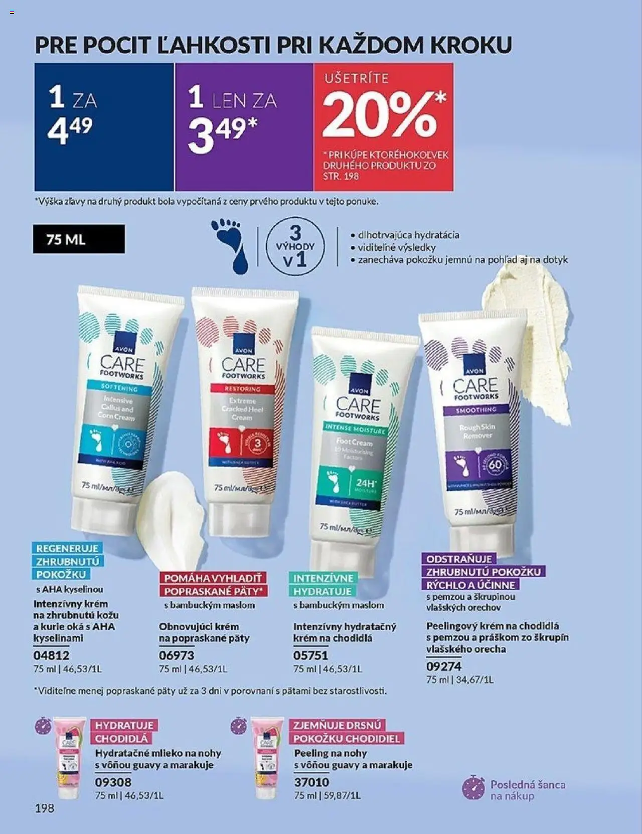 Nové Avon akcie – leták je platný od 01.10.2025 | Strana: 198 | Produkty: Mlieko, Peeling, Krém