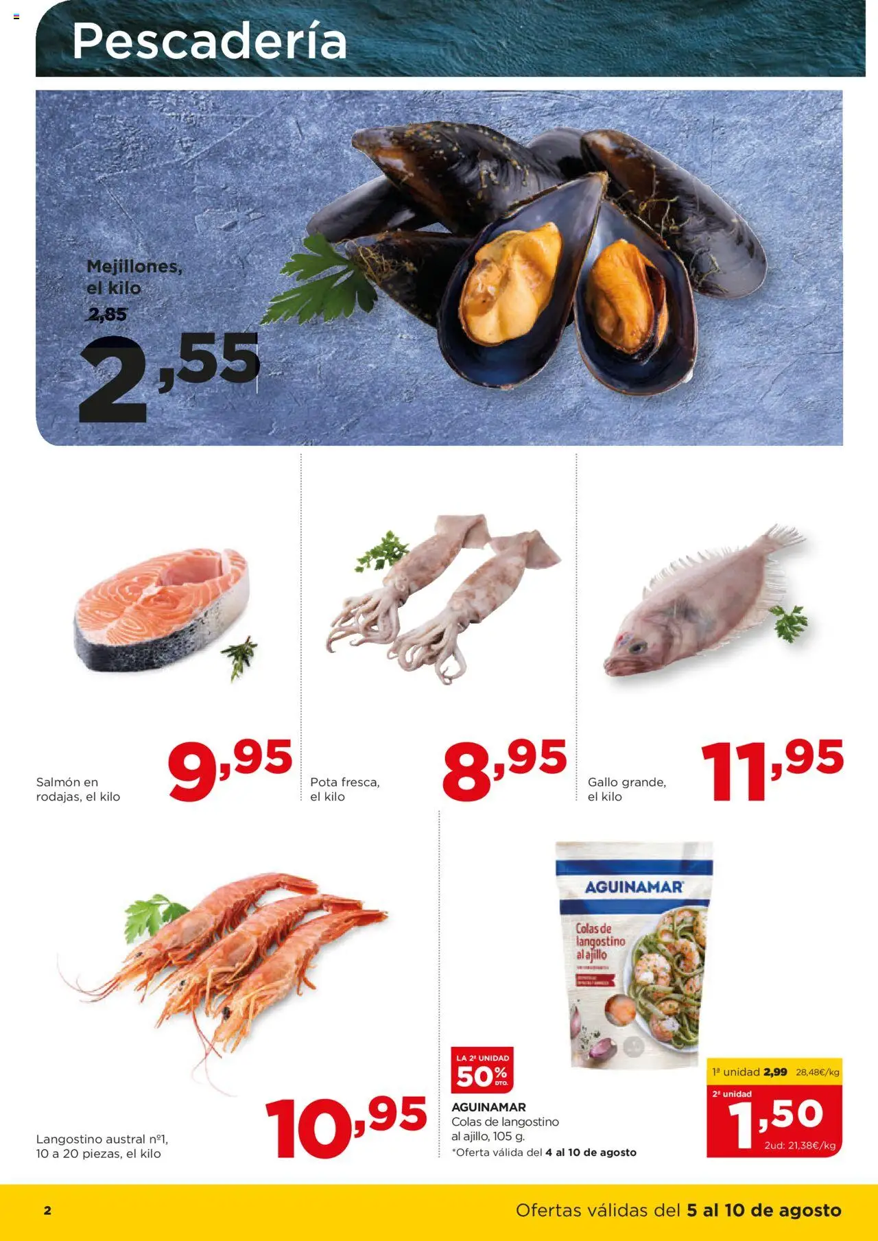 Alimerka folleto Asturias │ válido desde el 04.08.2025 | Página: 2 | Productos: Langostino
