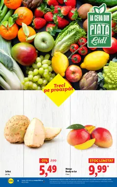 Noul catalog Lidl – valabil de la 08.09.2025 | Pagină: 4 | Produse: Țelină, Mango