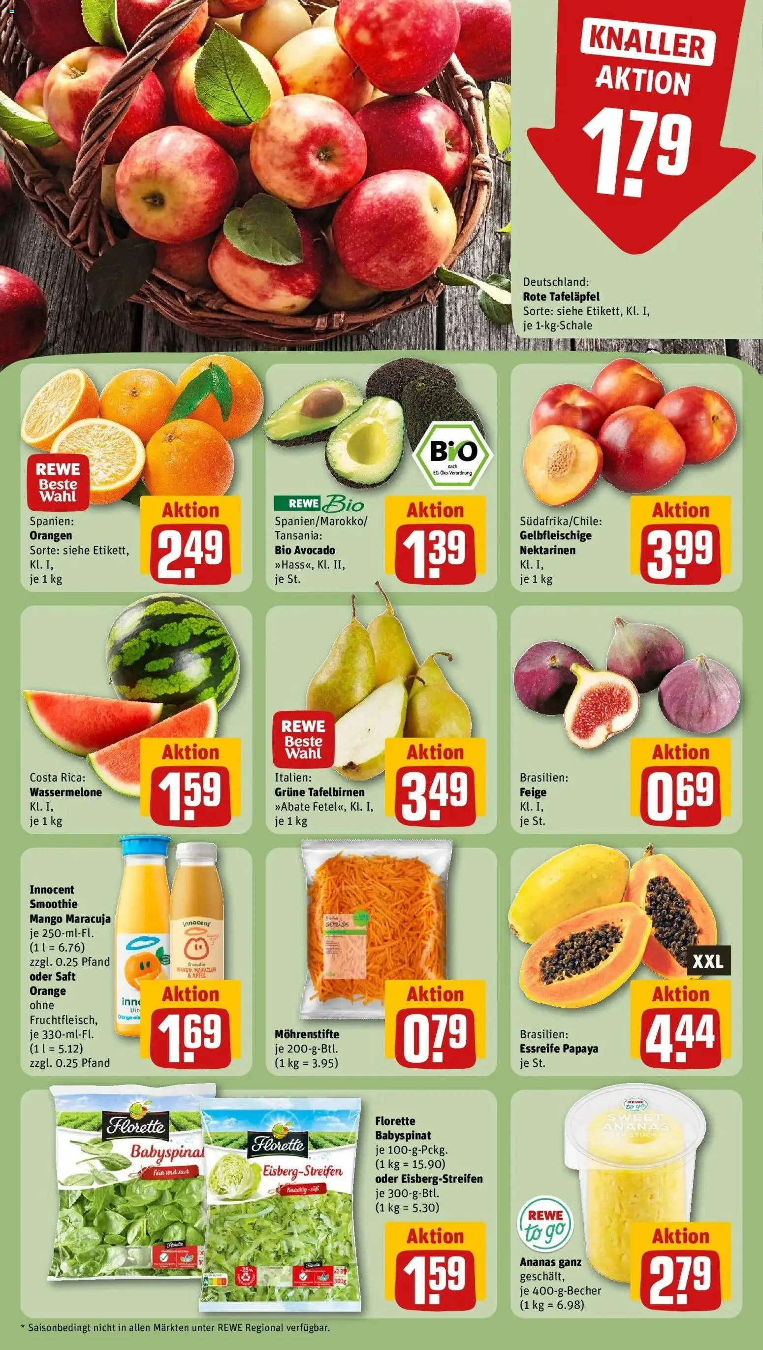 Rewe Prospekt Kelkheim/Hornau	 – gültig ab 09.03.2026 | Seite: 6 | Produkte: Nektarinen, Äpfel, Mango, Wassermelone