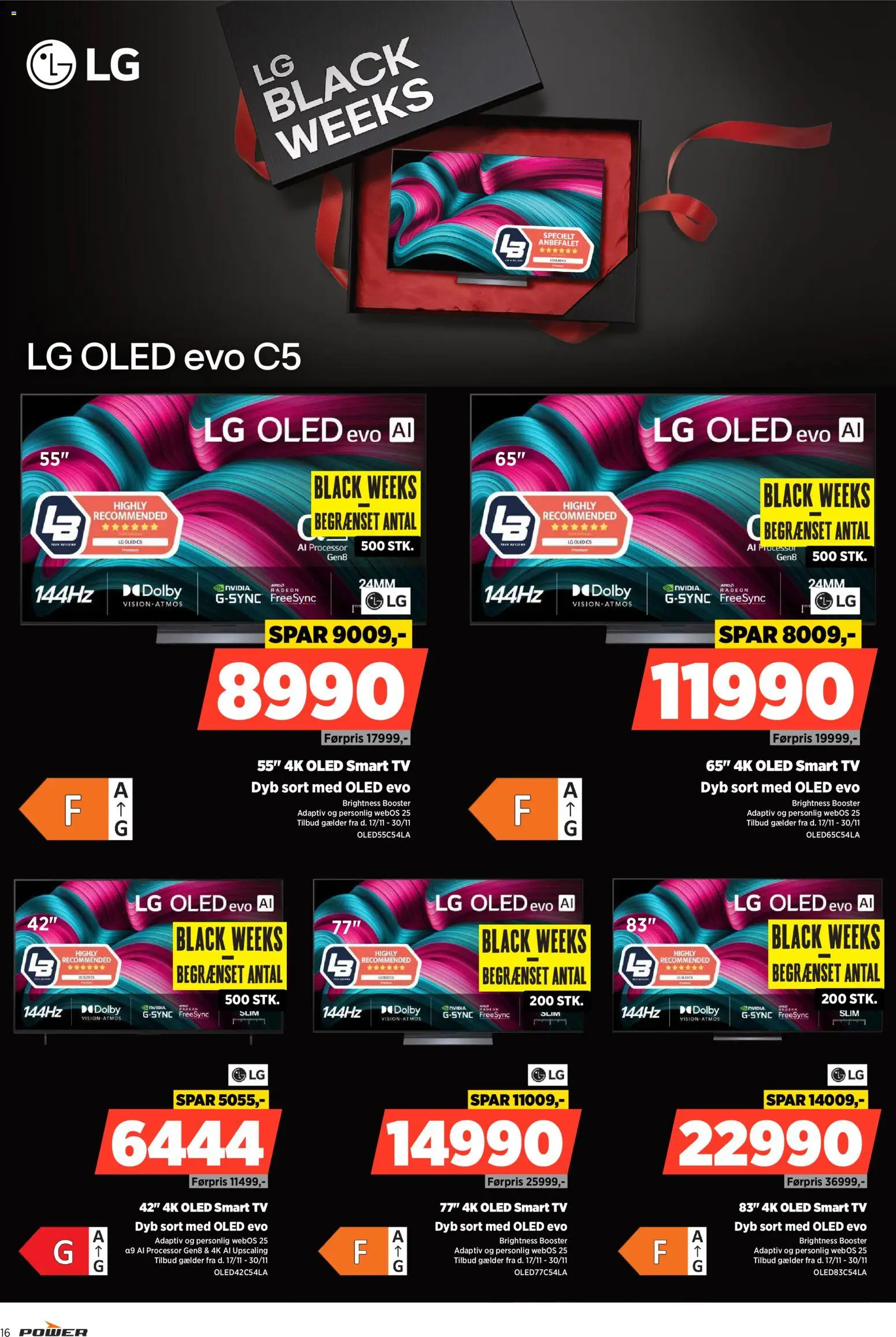 Power tilbudsavis – gyldig fra 12.11.2025 | Side: 16 | Produkter: Processor, Smart TV, TV