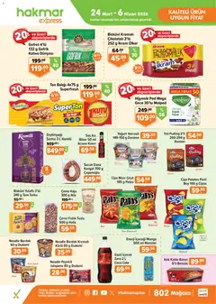 24.03.2026 tarihinden itibaren geçerli olan Hakmar Express kataloğu önizlemesi