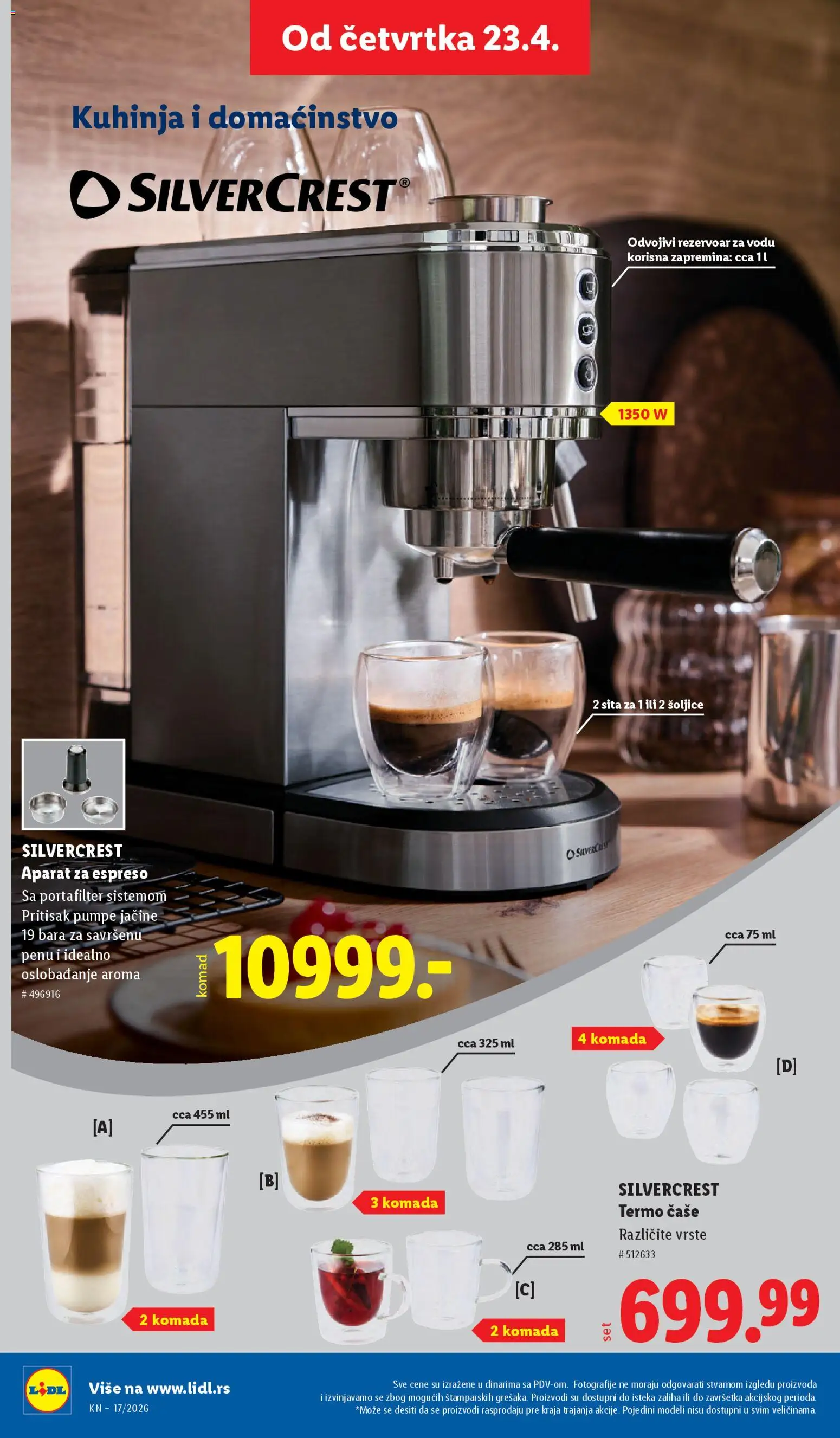 Lidl katalog - važi od 23.04.2026 | Strana: 84 | Proizvode: Silvercrest, Kuhinja