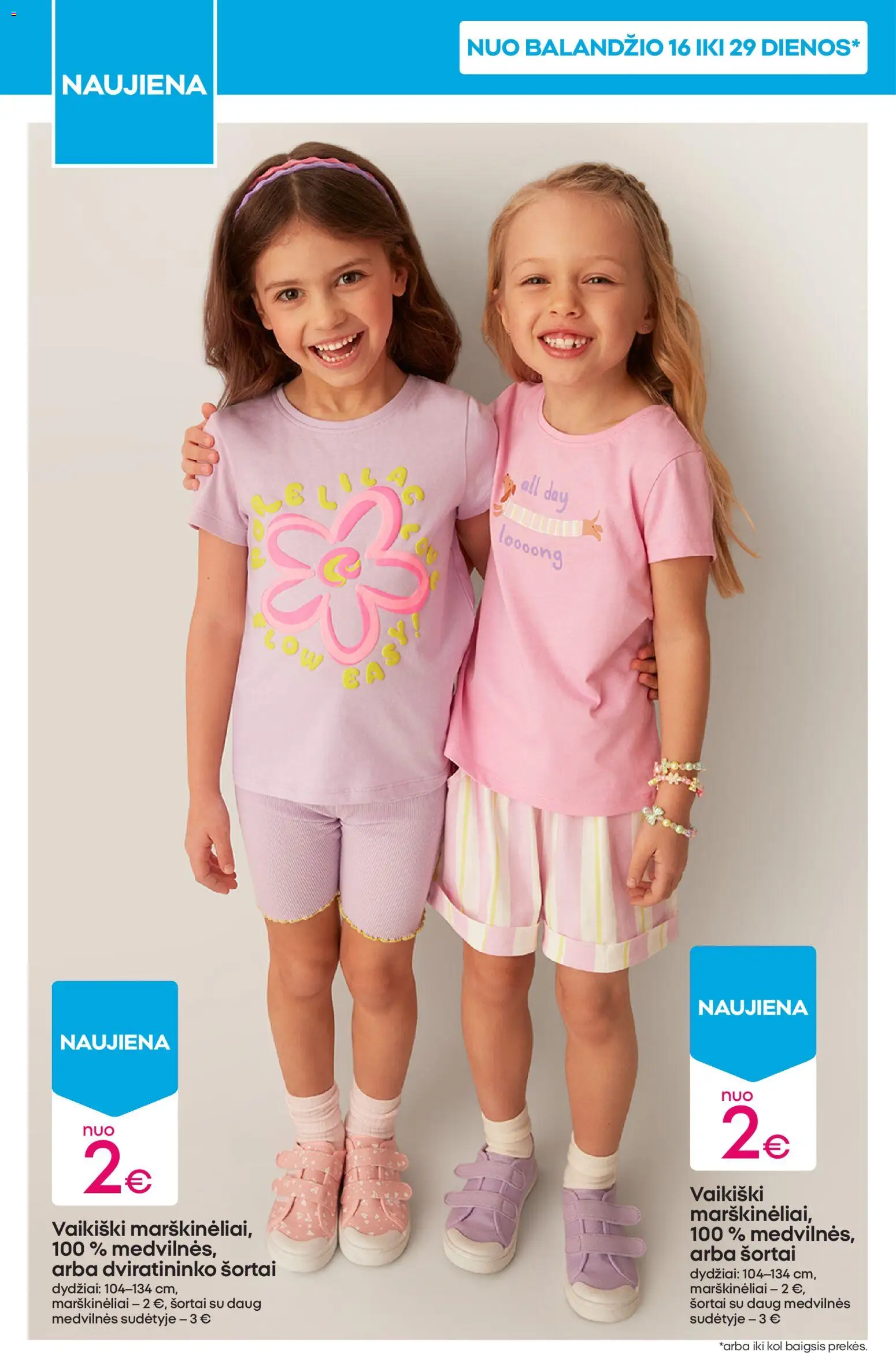 Pepco akcijos nuo 16.04.2026 | Puslapis: 10 | Prekių: Marškinėliai, Šortai