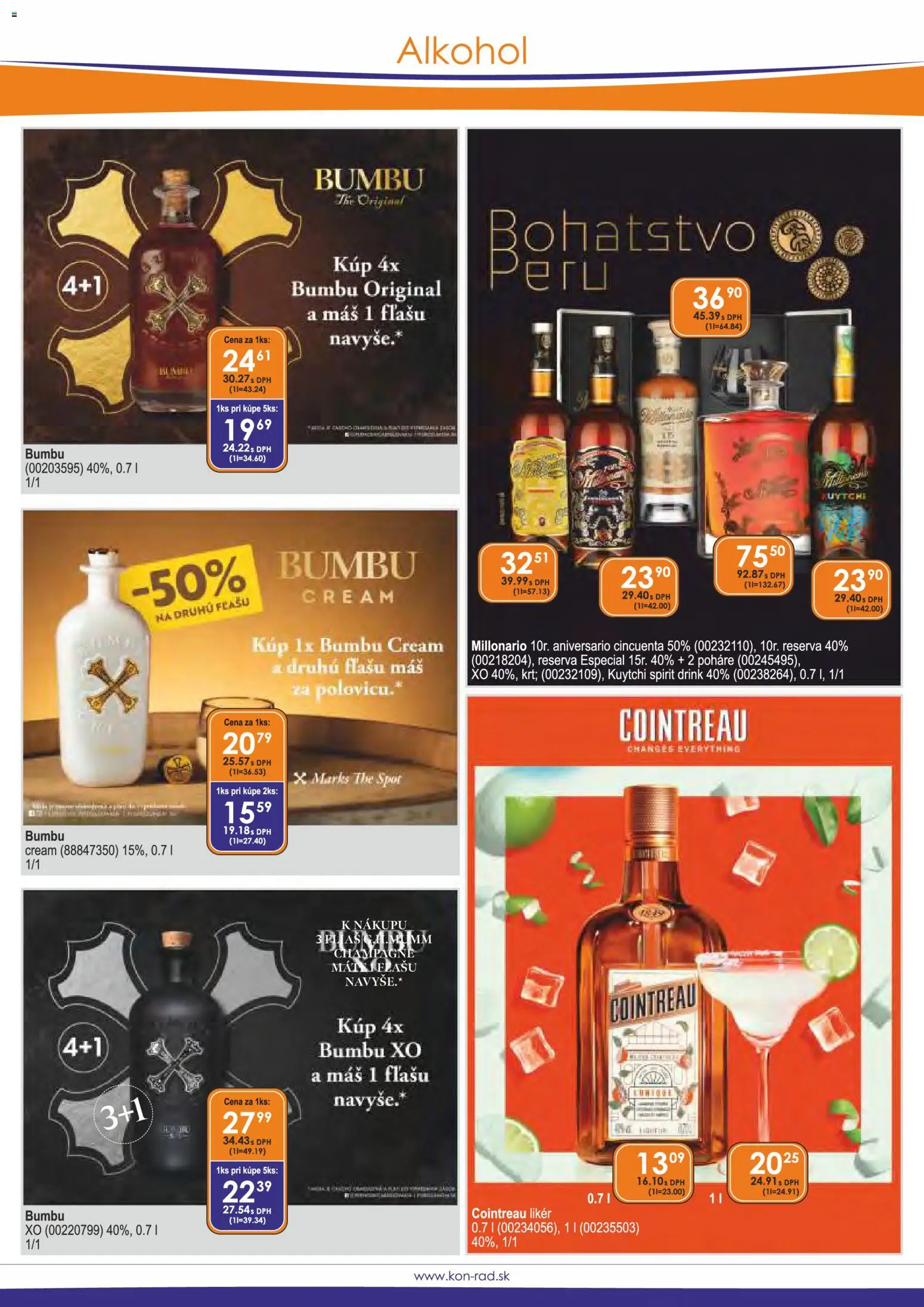 Nové KON - RAD akcie – leták je platný od 01.03.2026 | Strana: 9 | Produkty: Alkohol