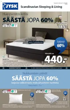 JYSK-mainoslehti voimassa 11.09.2025 alkaen