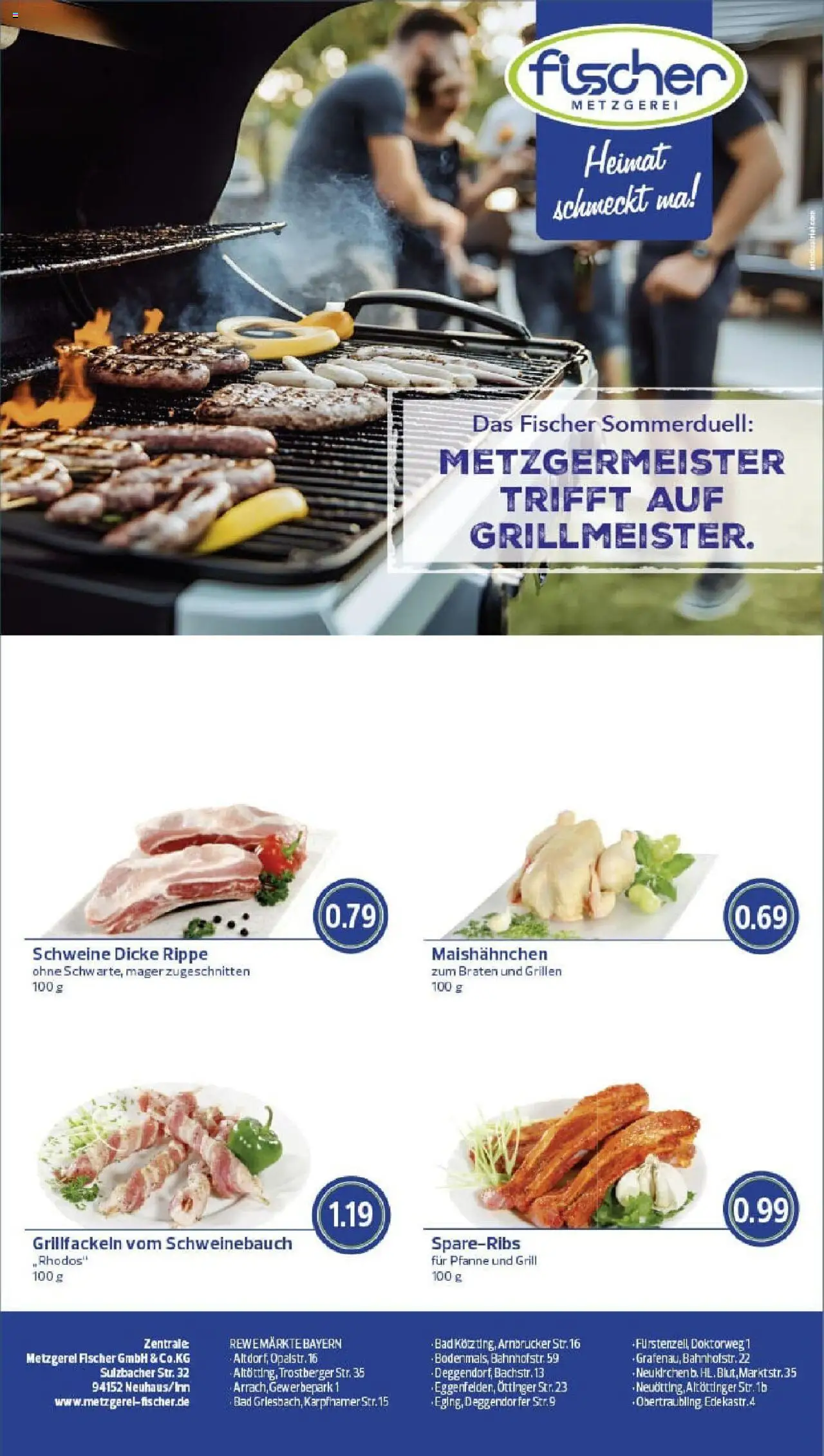 Rewe prospekt Tittling/ Tresdorf	 - gültig ab dem 06.07.2025 | Seite: 8 | Produkte: Grill, Schweinebauch, Bad