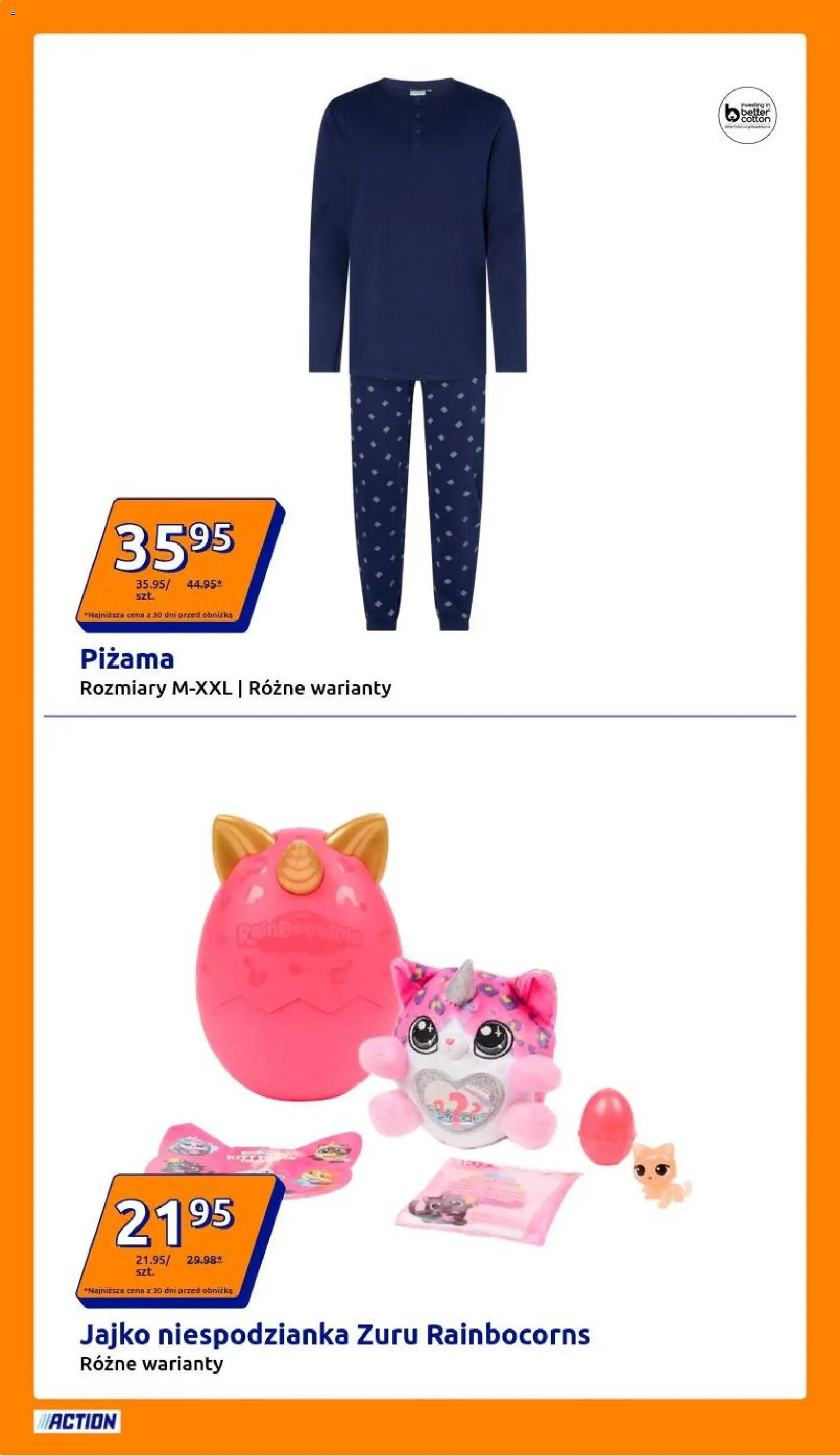 Action Gazetka od 24.12.2025 | Strona: 4 | Produkty: Piżama, Jajko niespodzianka