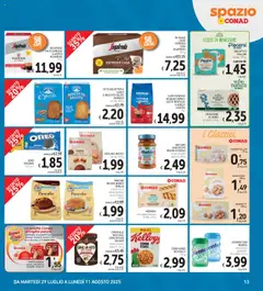 Volantino Spazio Conad del 29.07.2025 | Pagina: 13