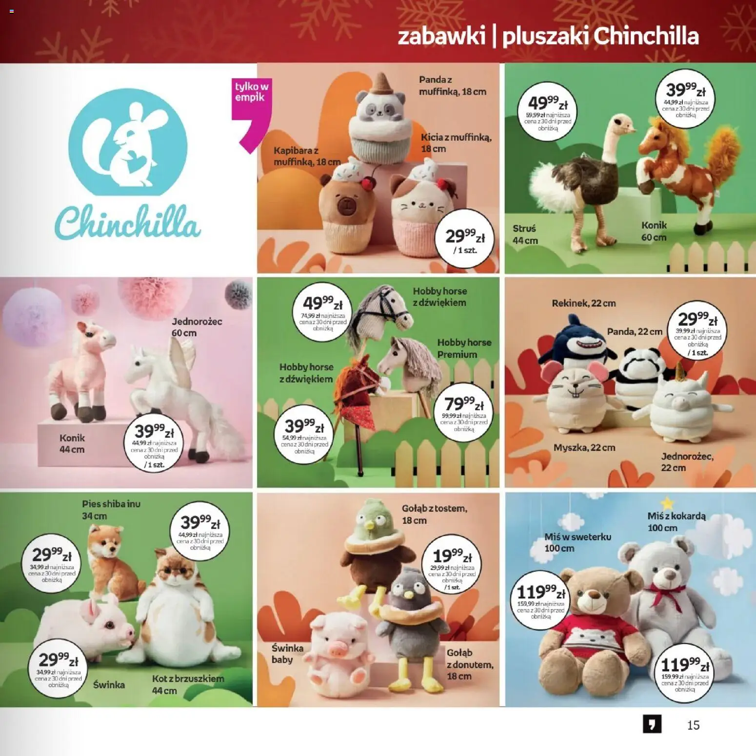 Empik promocje - Xmas Zabawki od 26.11.2025 | Strona: 15 | Produkty: Jednorożec