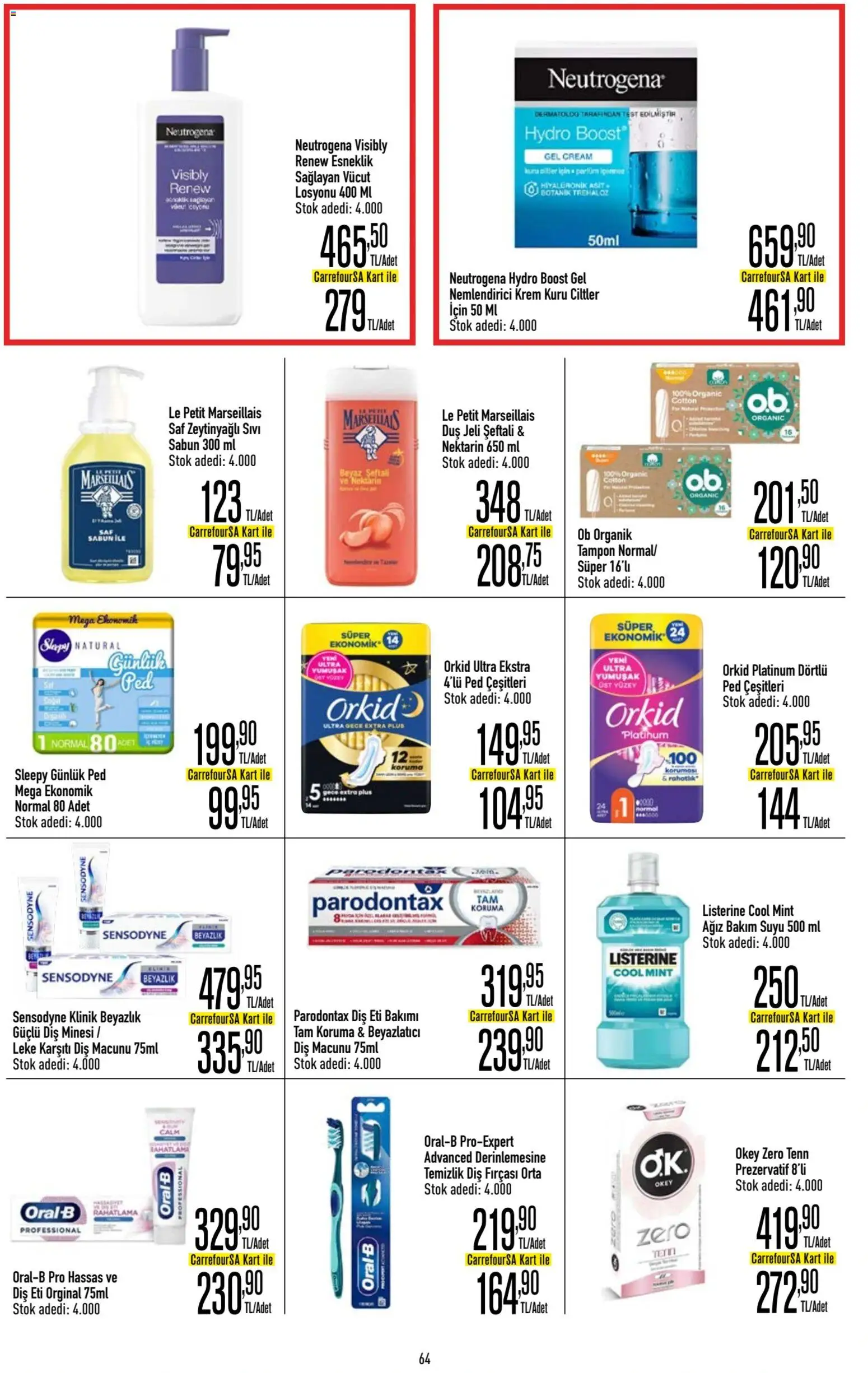 CarrefourSA Katalog - 05.01.2026 tarihinden itibaren geçerlidir | Sayfa: 65 | Ürünler: Duş, Duş jeli, Diş macunu, Parfüm