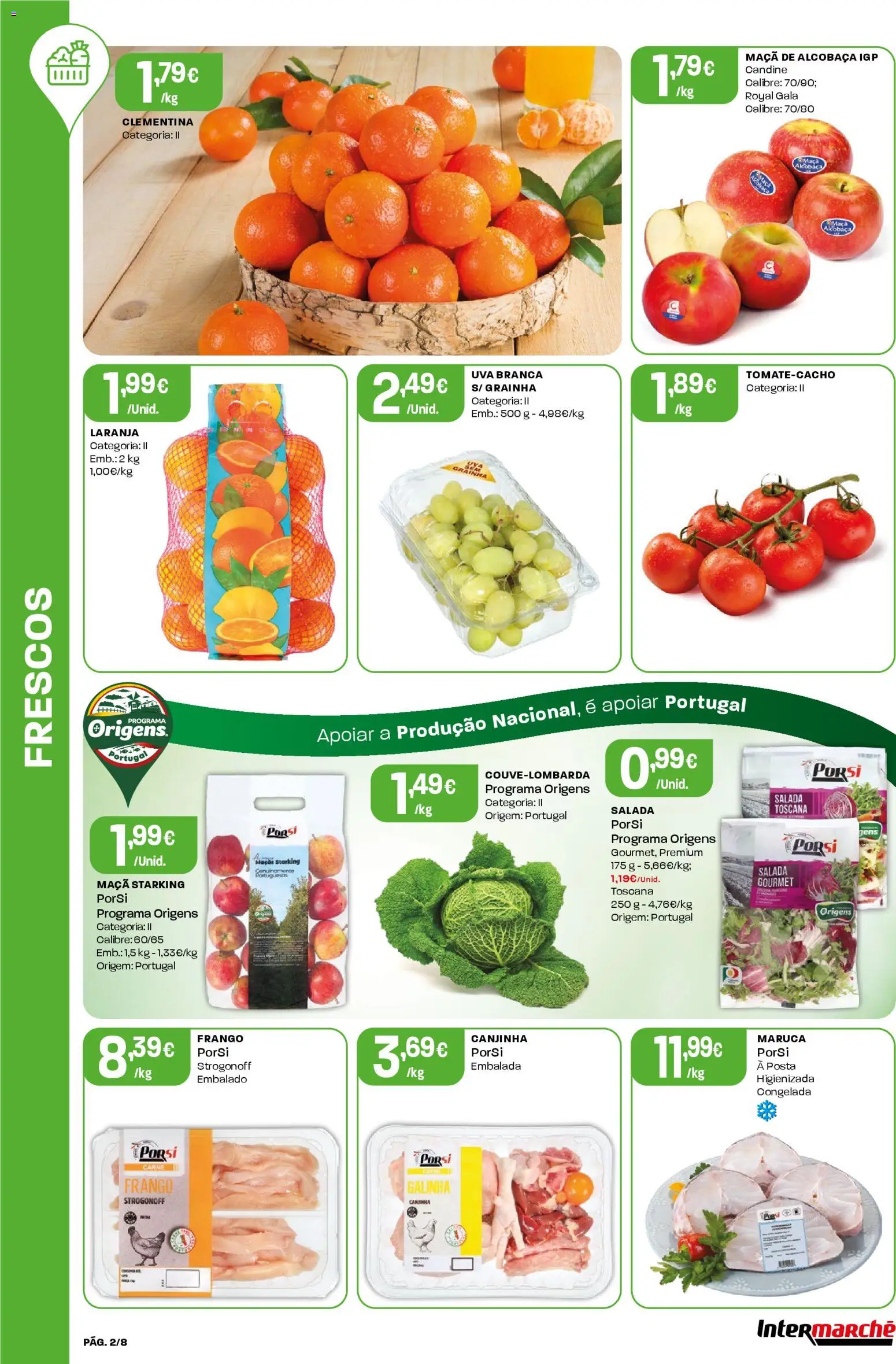 Intermarché Folheto Mini │ válido de 19.03.2026 | Página: 2 | Produtos: Frango, Maçãs, Carne, Salada