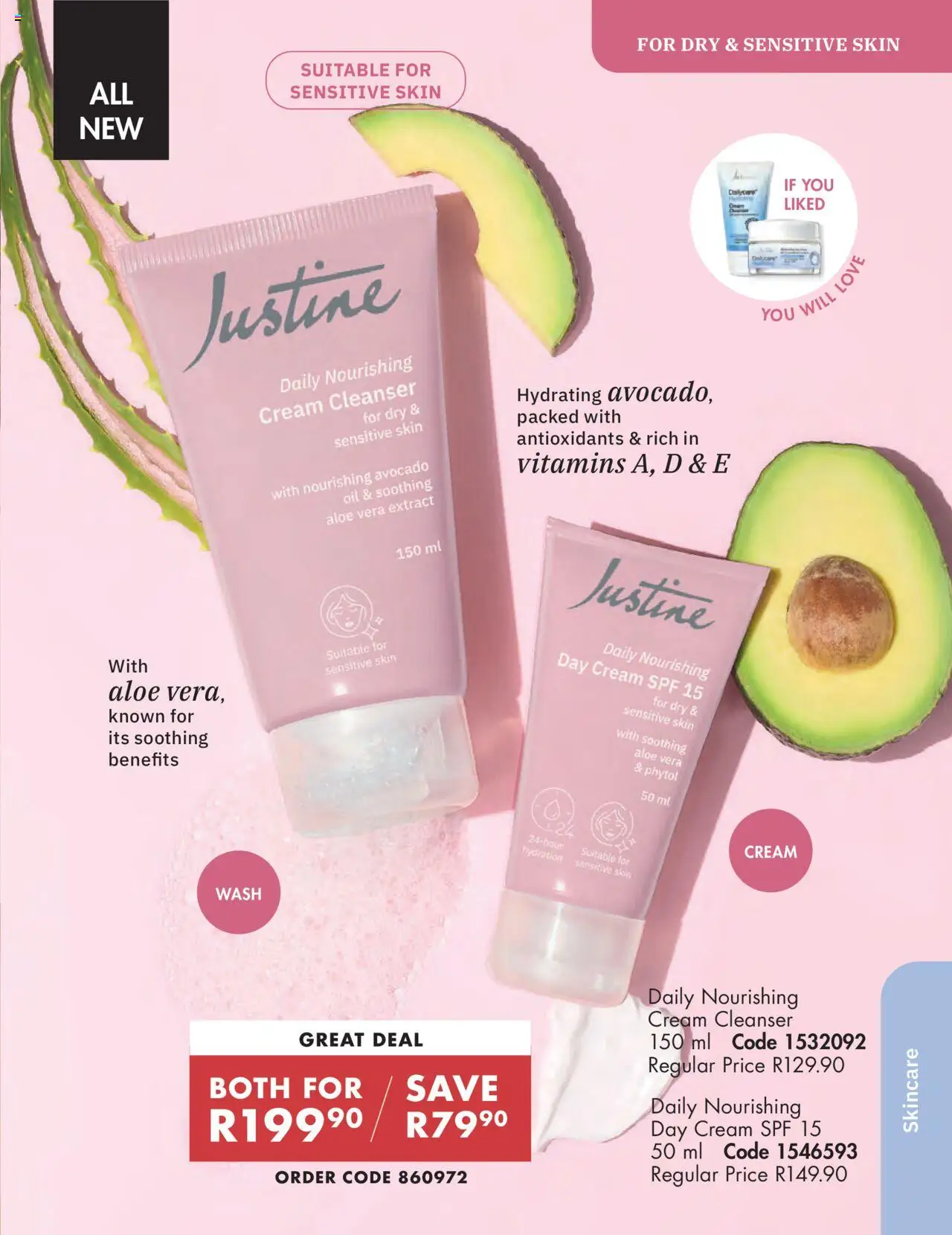 New Justine catalogue – valid from 01.10.2025 | Page: 35 | Products: Vitamins, Oil, Cream, Cream cleanser