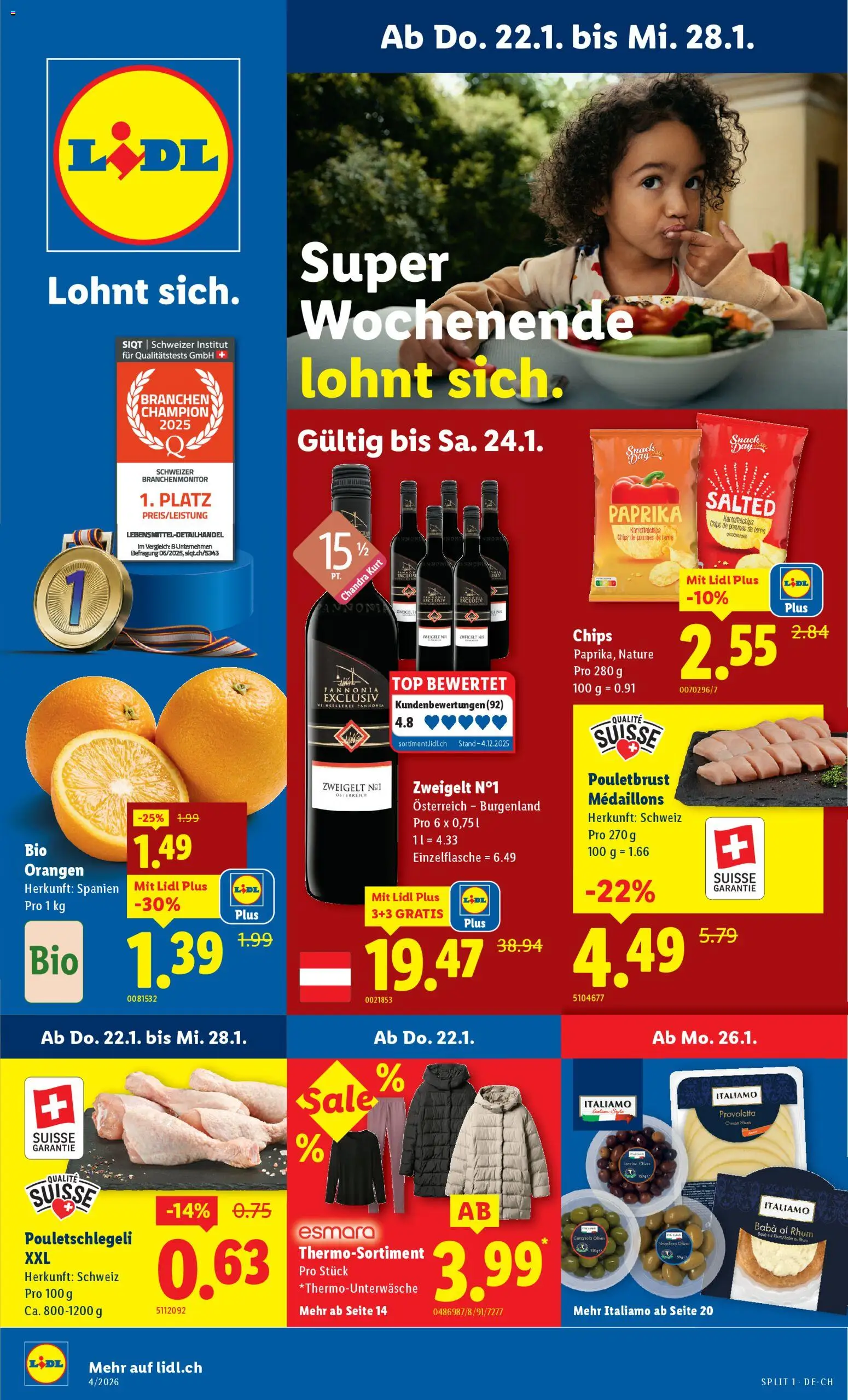 Lidl Aktionen – gültig ab 22.01.2026 | Seite: 1
