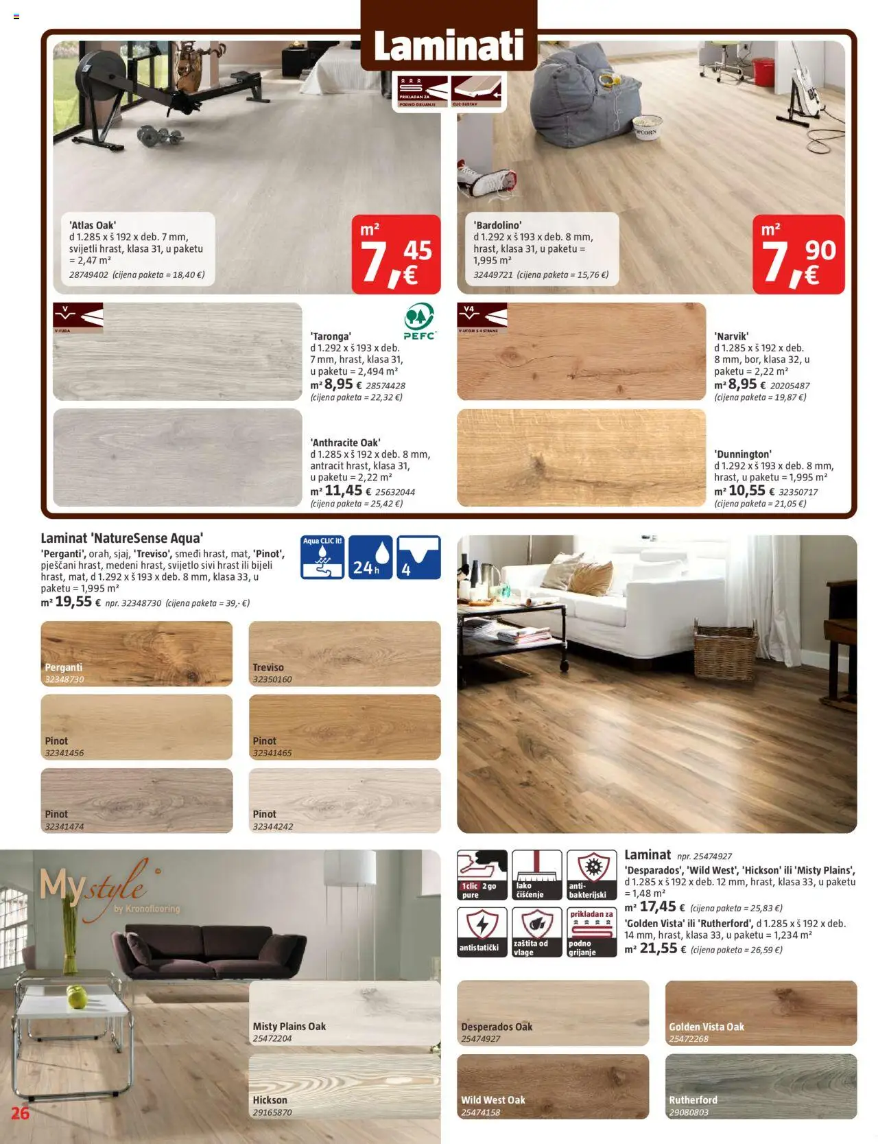 Bauhaus katalog | vrijedi od 01.10.2025 | Stranica: 26 | Proizvodi: Laminat