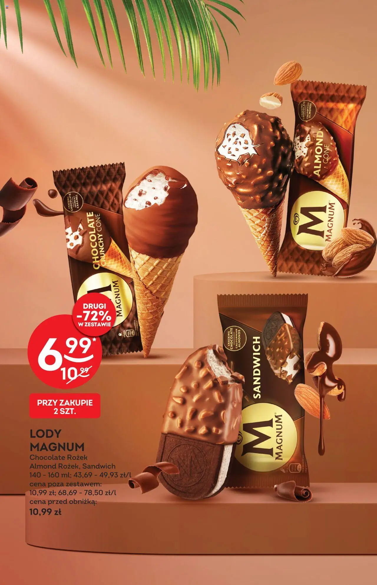 Żabka Gazetka - Lody od 13.08.2025 | Strona: 6 | Produkty: Sandwich, Lody