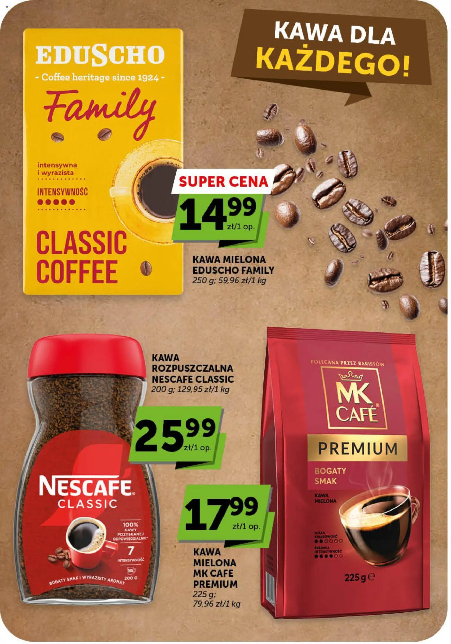 Groszek gazetka od 23.04.2026 | Strona: 30 | Produkty: Nescafe, Kawa rozpuszczalna, Kawa