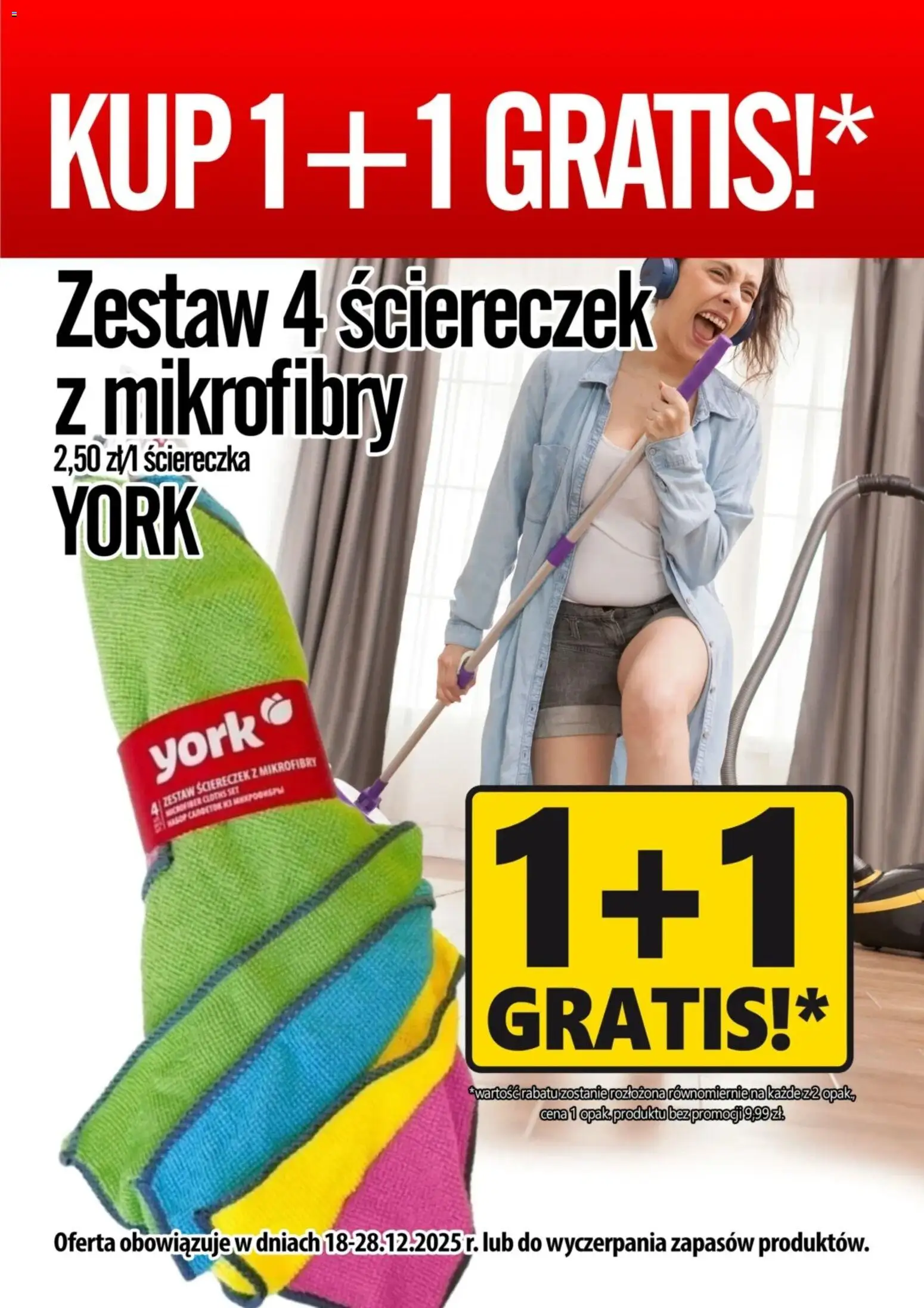 Prim Market Promocja - 4x Ścierka Z Mikrofibry York od 18.12.2025 | Strona: 1