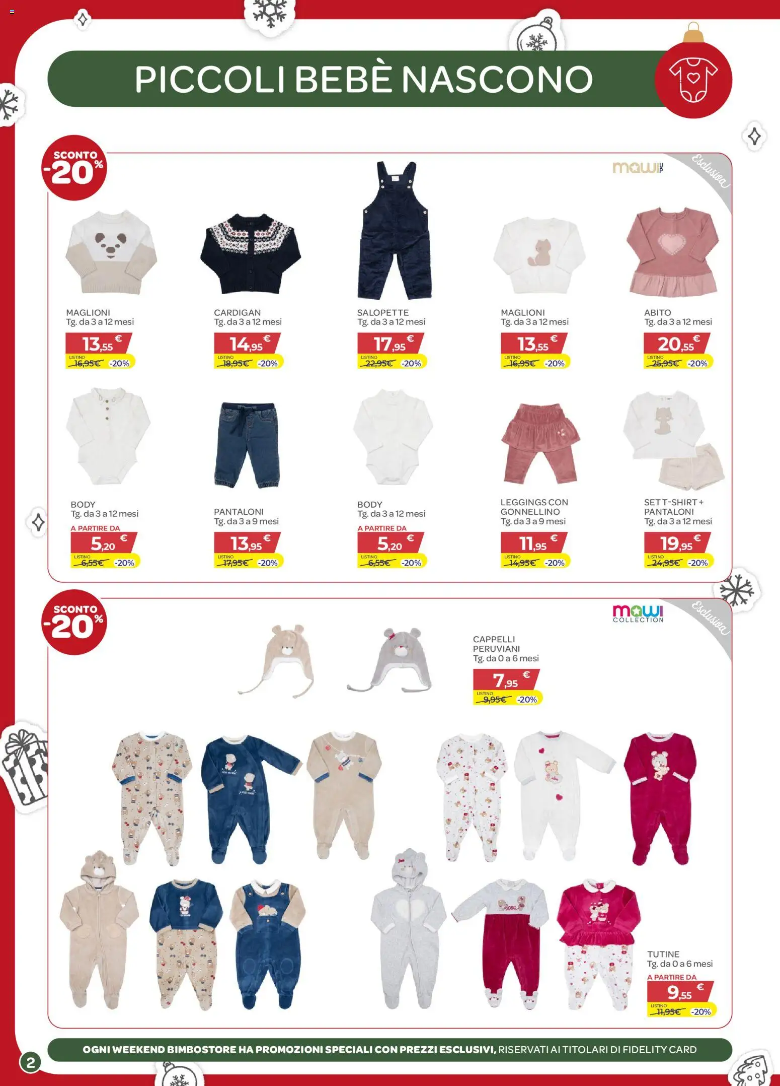 Volantino Bimbo store del 04.12.2025 | Pagina: 2 | Prodotti: Pantaloni, Leggings, Abito, Cardigan