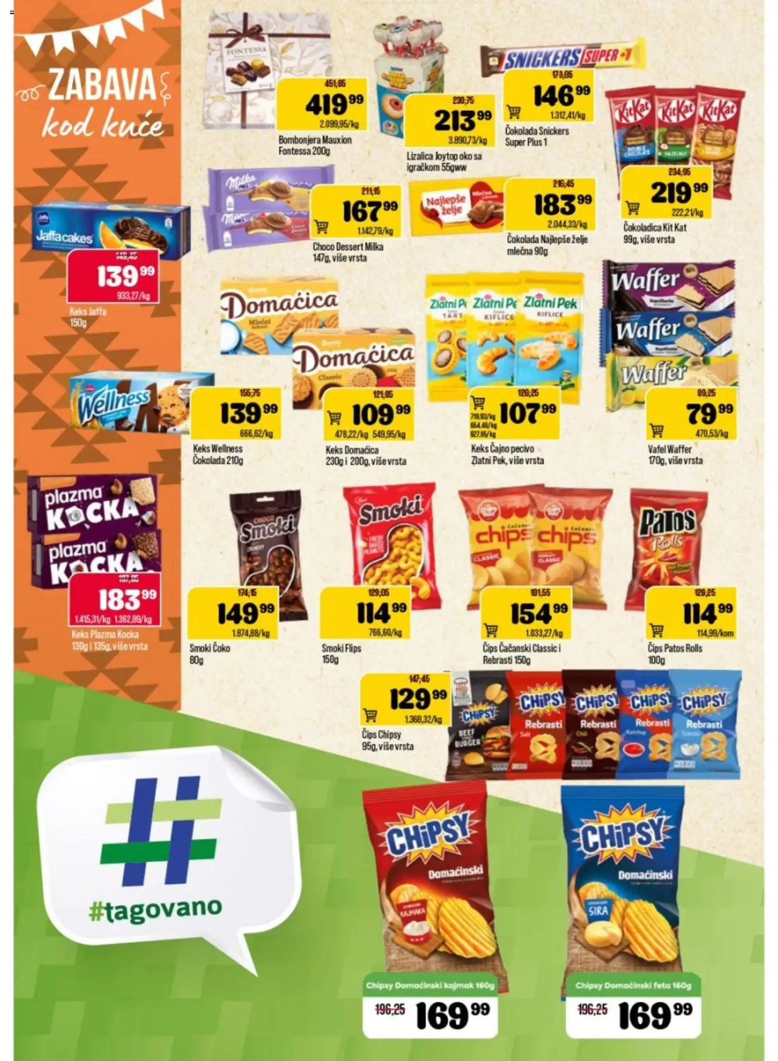 Podunavlje katalog - važi od 03.12.2025 | Strana: 8 | Proizvode: Čips, Smoki, Pecivo, Kajmak