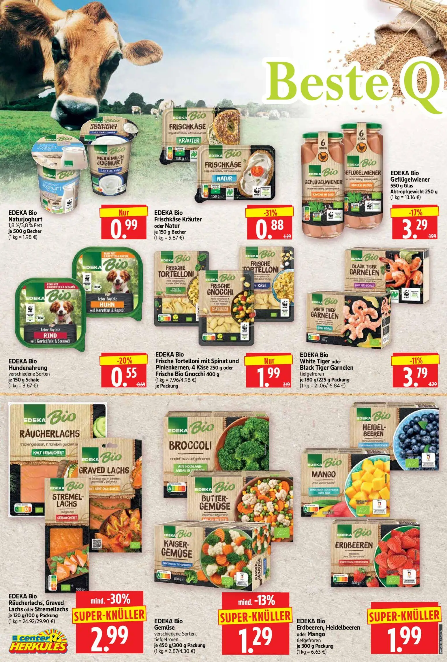 HERKULES Prospekt 	 – gültig ab 08.12.2025 | Seite: 12 | Produkte: Käse, Garnelen, Mango, Tiger garnelen