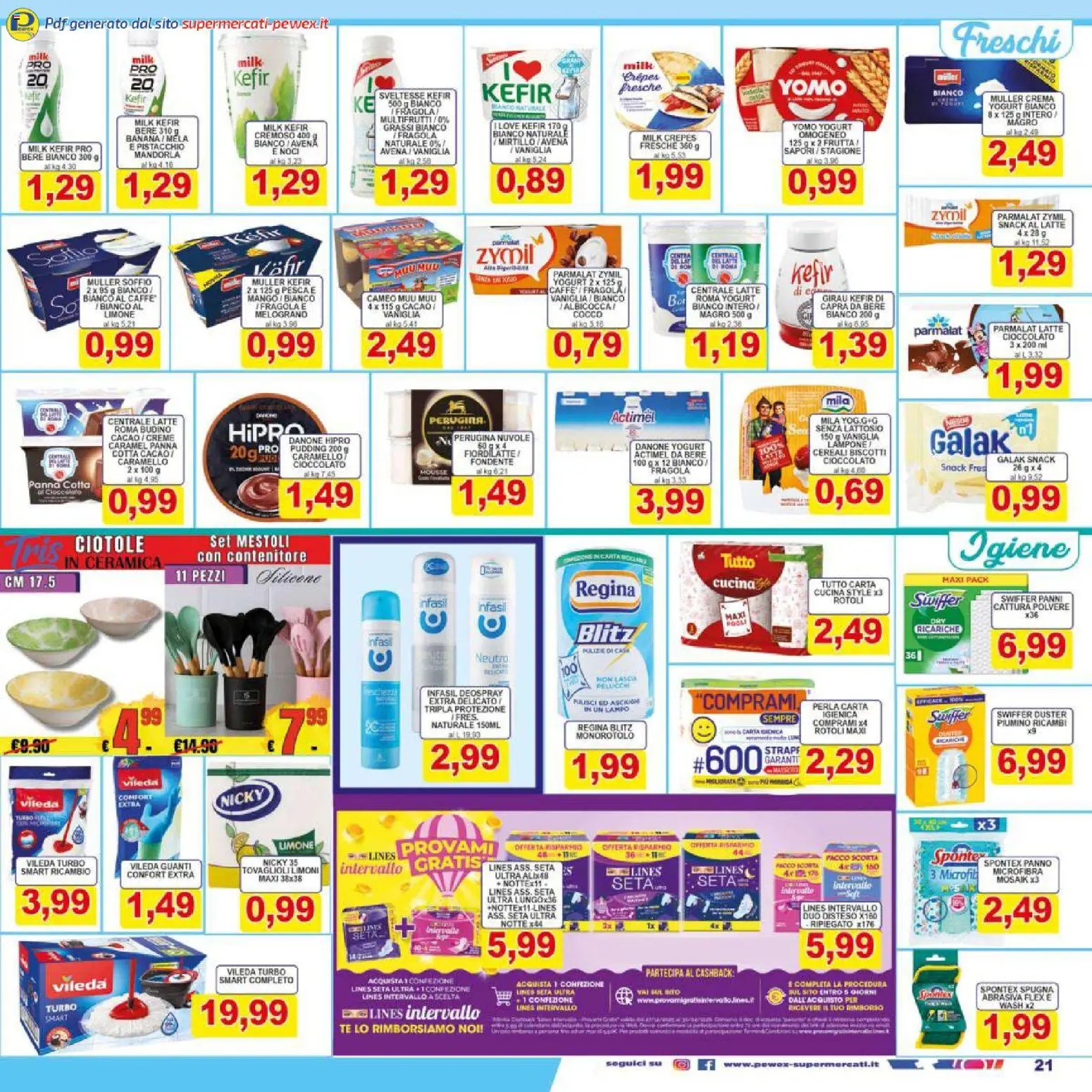 Volantino Pewex del 06.03.2026 | Pagina: 21 | Prodotti: Mango, Noci, Guanti, Lampone