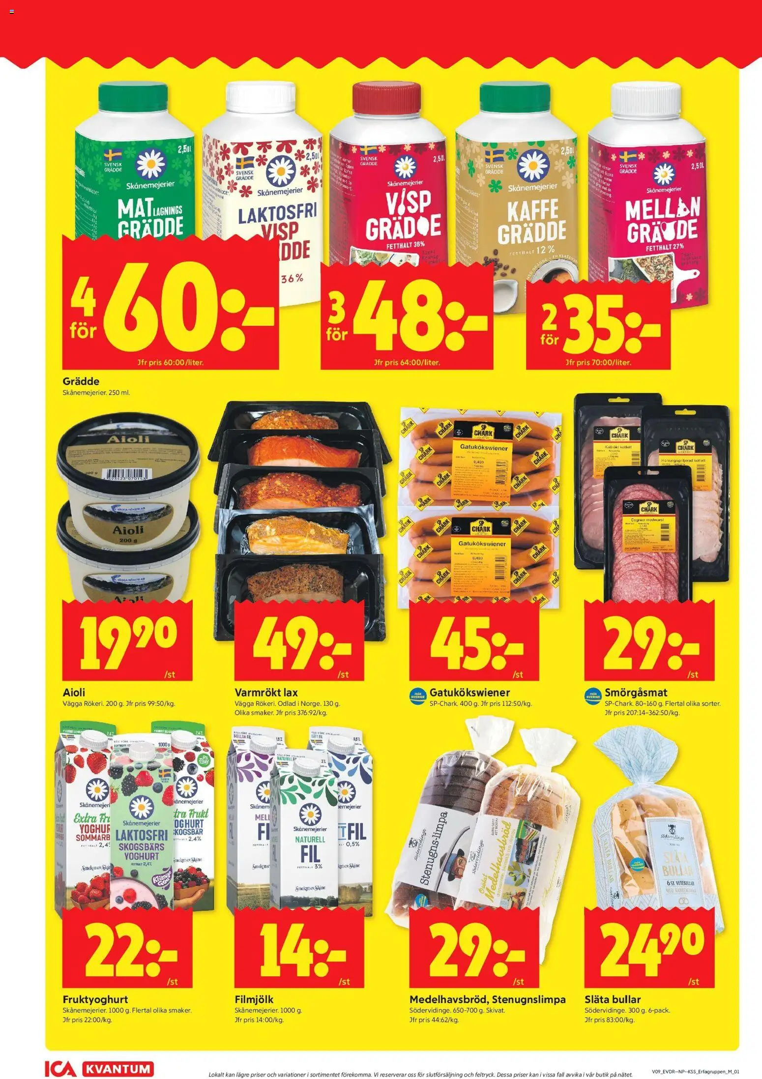 ICA Kvantum reklamblad aktuell från 23.02.2026 | Sida: 6 | Produkter: Lax, Olivolja, Yoghurt, Kaffe