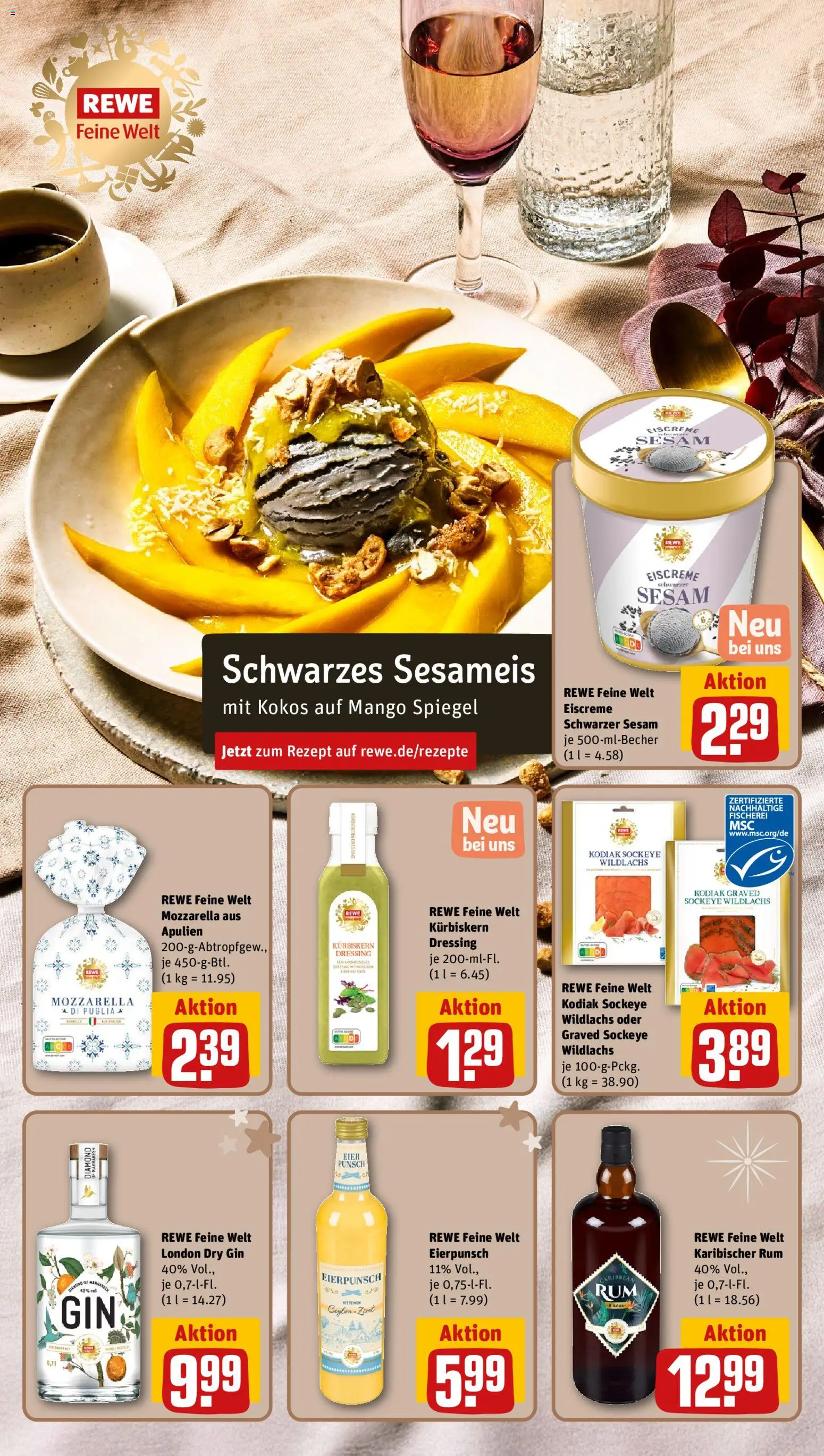 Rewe ihr Kaufpark Prospekt 	 – gültig ab 17.11.2025 | Seite: 23 | Produkte: Eier, Rum, Dressing, Eiscreme