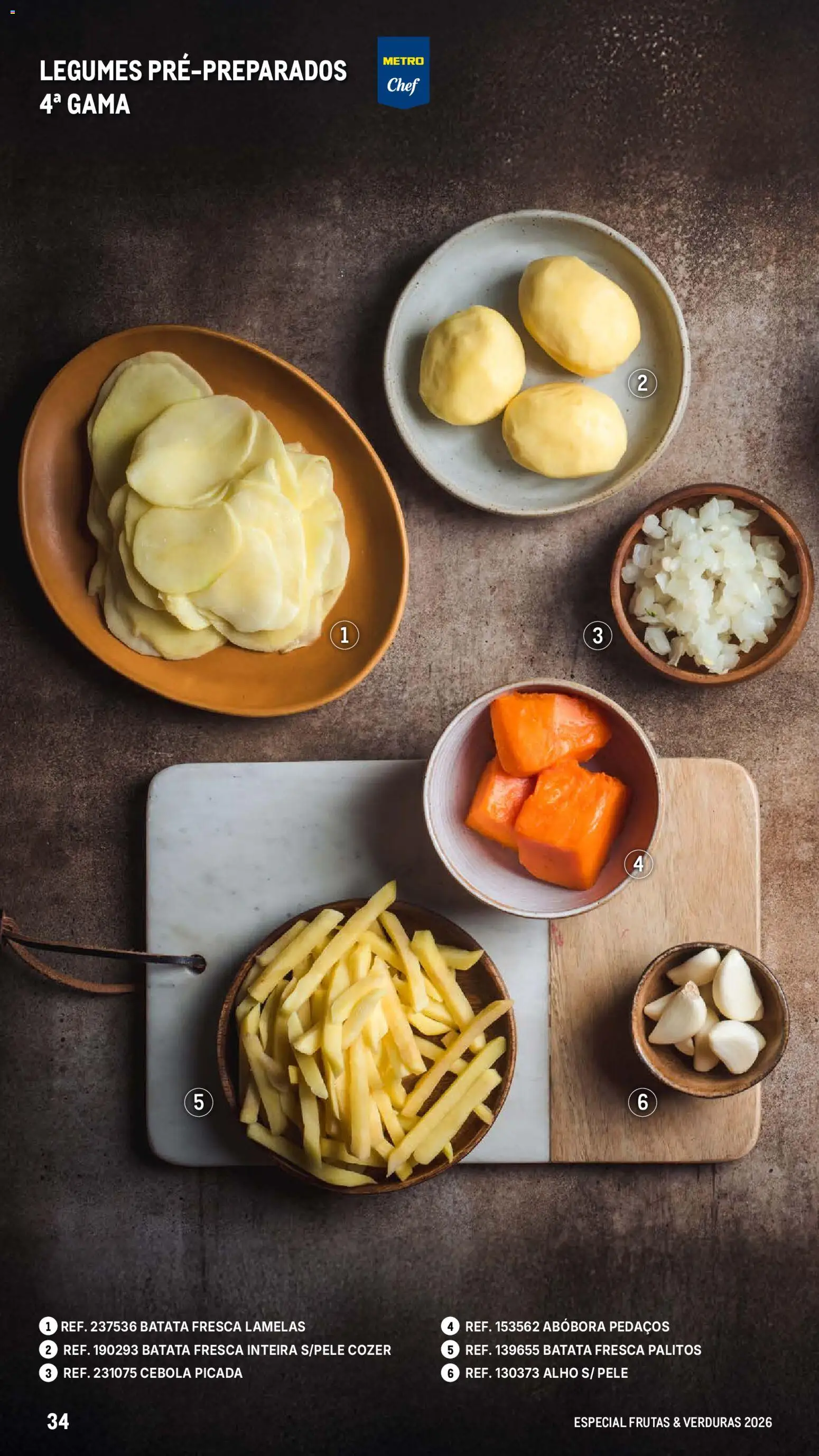 Makro Especial Frutas e Verduras 2026 │ válido de 06.03.2026 | Página: 34 | Produtos: Batata, Cebola, Abóbora