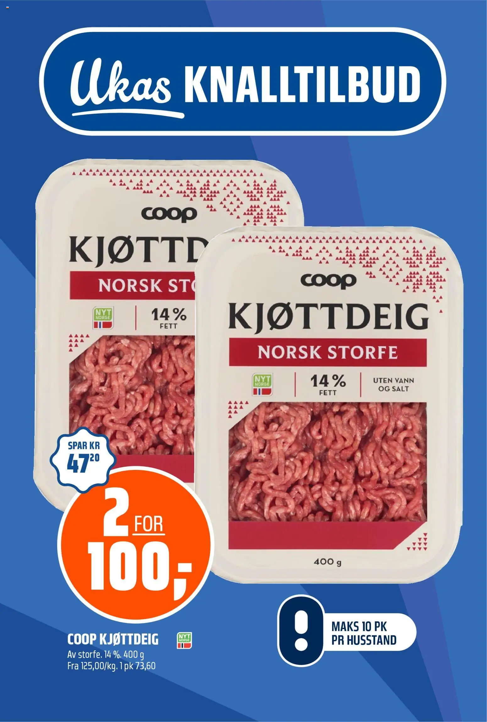 {H1} | Side: 2 | Produkter: Kjøttdeig, Суміш дитяча, Вермішель