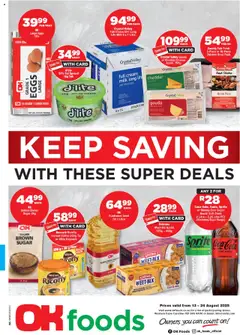 Preview of OK Foods specials valid from 13.08.2025