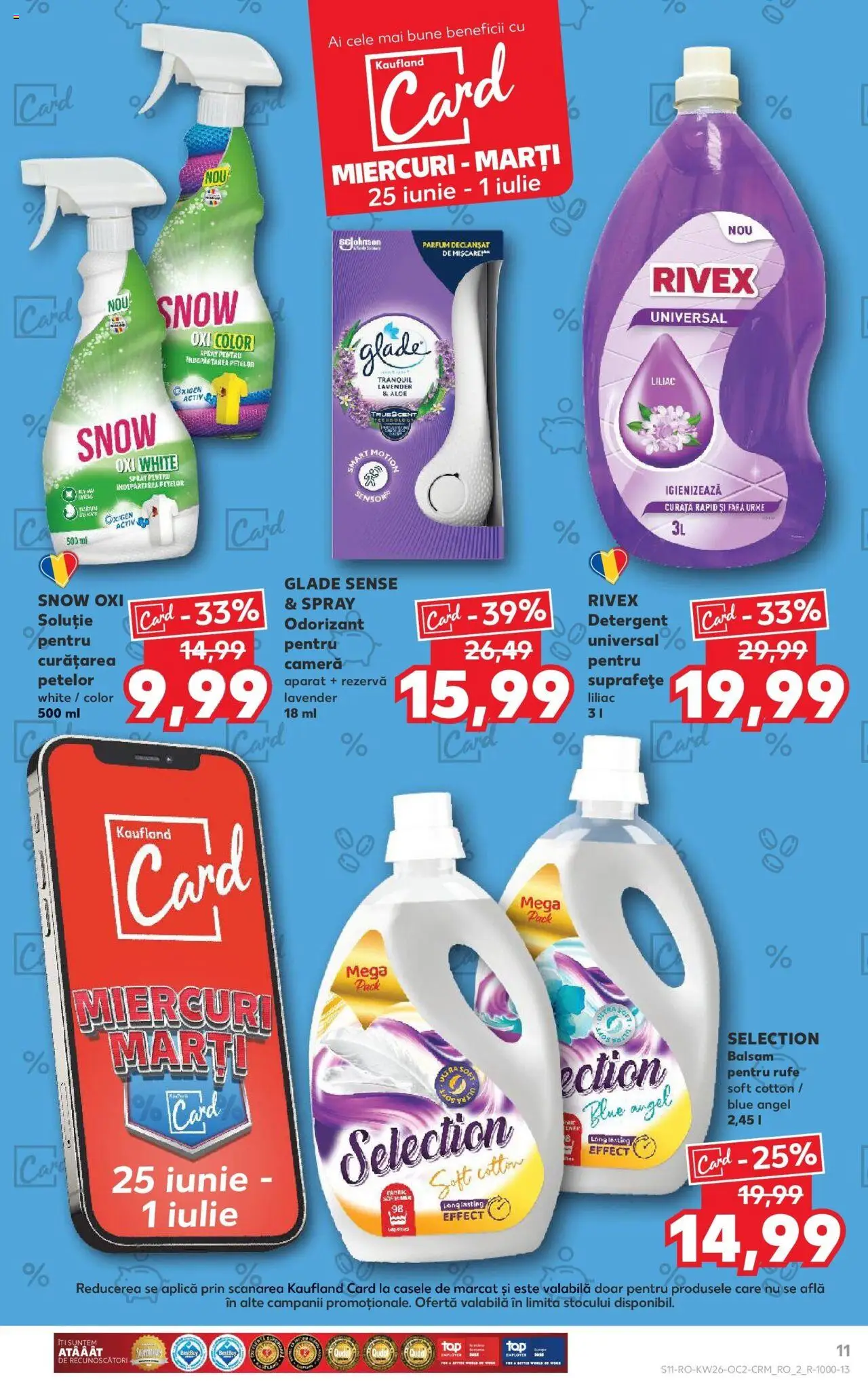 Catalog Kaufland - Bucureşti – valabil de la 25.06.2025 | Pagină: 11 | Produse: Cameră, Parfum, Balsam, Yorgan