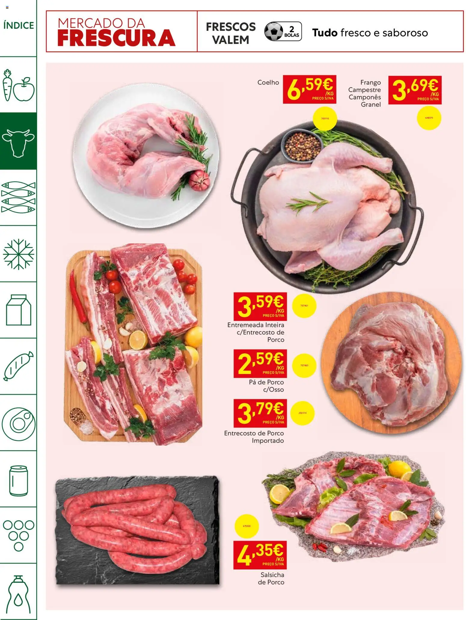 Recheio Horeca │ válido de 14.04.2026 | Página: 6 | Produtos: Frango, Salsicha, Coelho, Pá