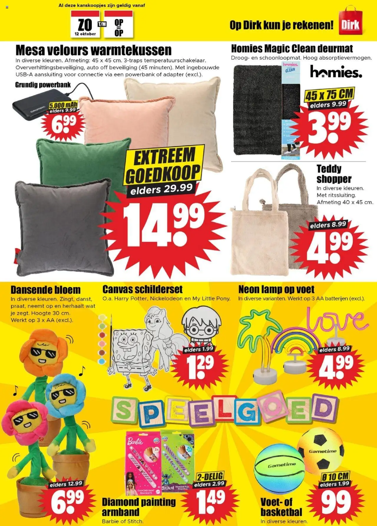 {H1} | Pagina: 31 | Producten: Canvas, Deurmat, Lamp, Batterijen