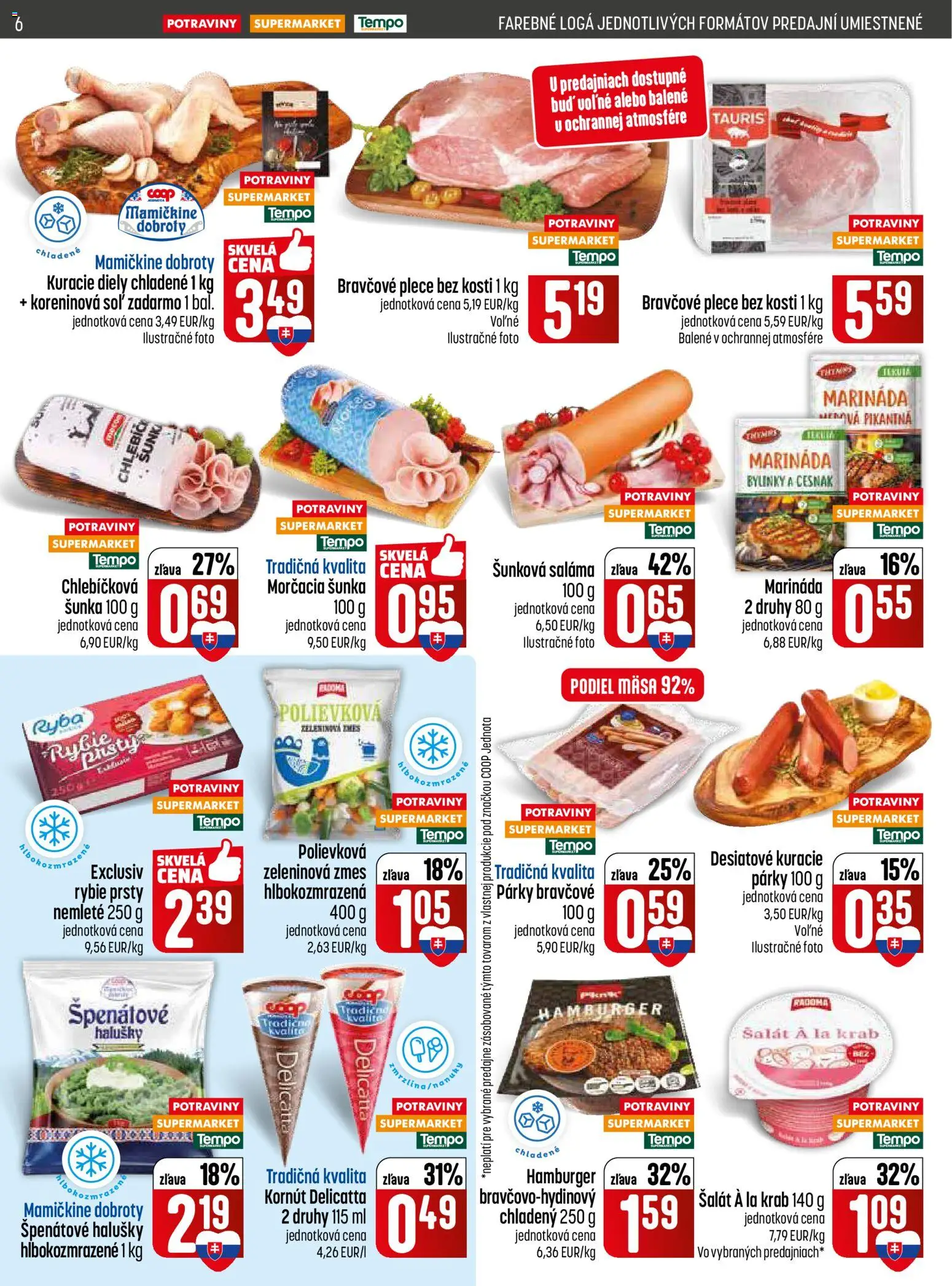 Nové COOP Jednota akcie – leták je platný od 30.04.2026 | Strana: 6 | Produkty: Ryba, Cesnak, Šalát, Soľ