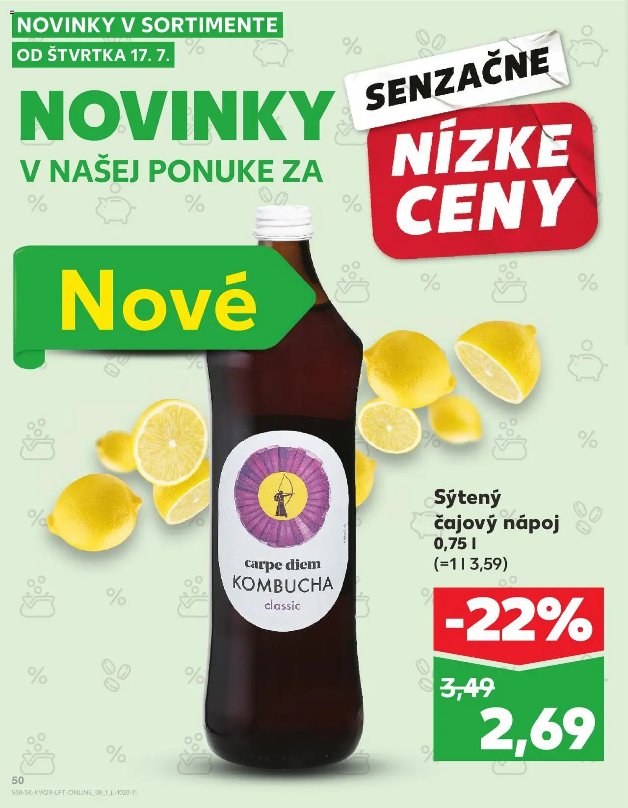 Nové Kaufland akcie – leták je platný od 17.07.2025 | Strana: 50