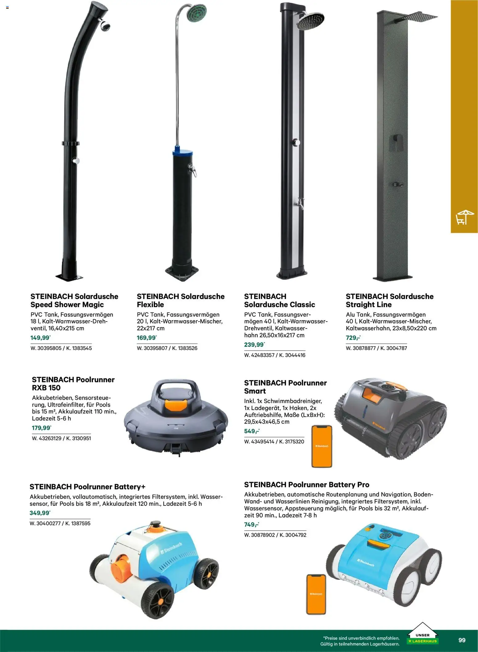 Lagerhaus  Garten und Freizeit Katalog 2026 gültig ab 22.02.2026 | Seite: 99 | Produkte: Wasser