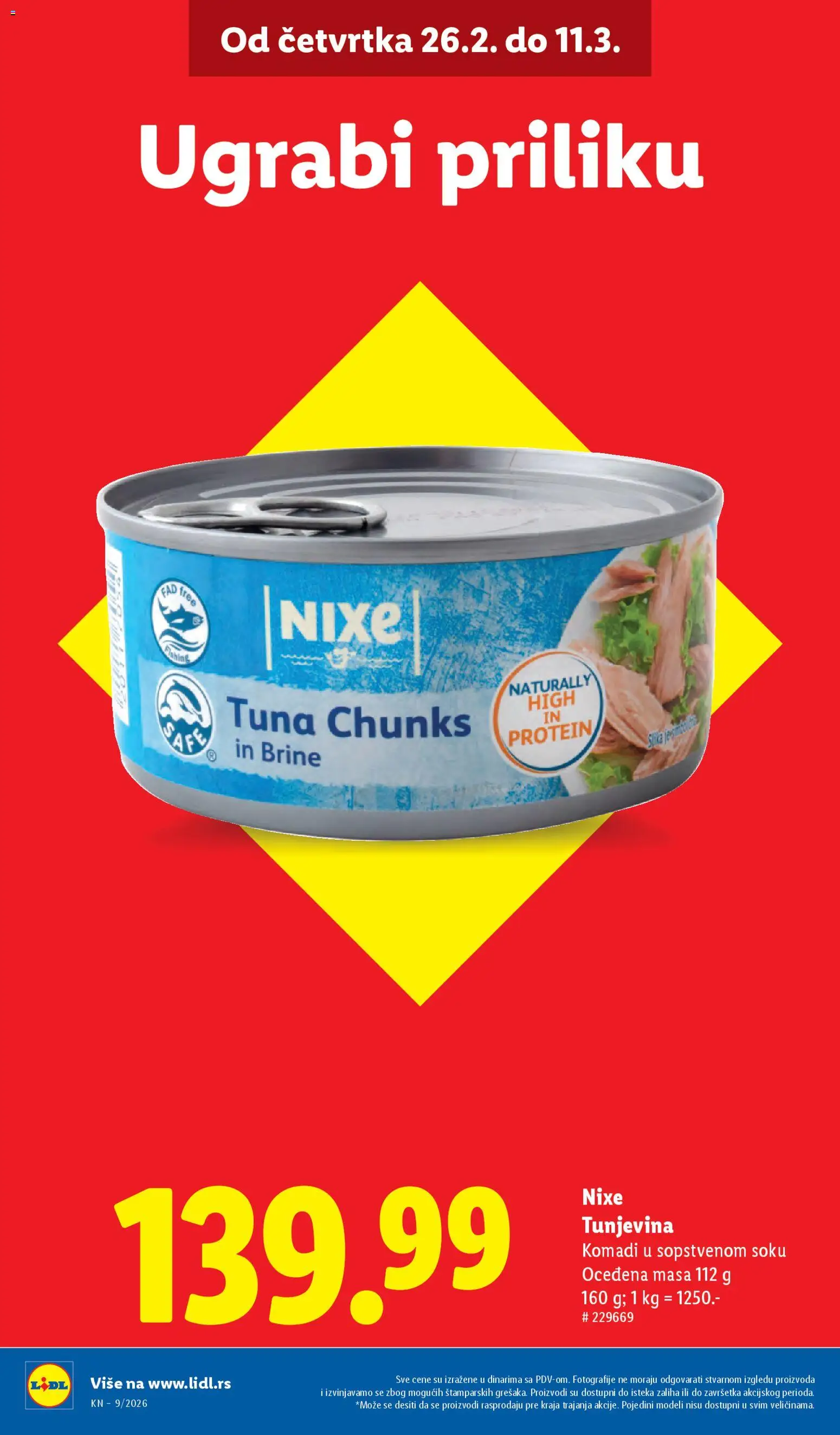 Lidl katalog - važi od 26.02.2026 | Strana: 6 | Proizvode: Protein