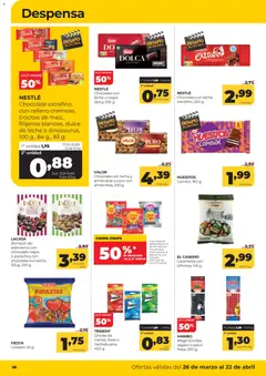 Vista previa Alimerka folleto Asturias válido desde el 26.03.2026 | Página: 20 | Productos: Leche, Chocolate, Chocolate con leche