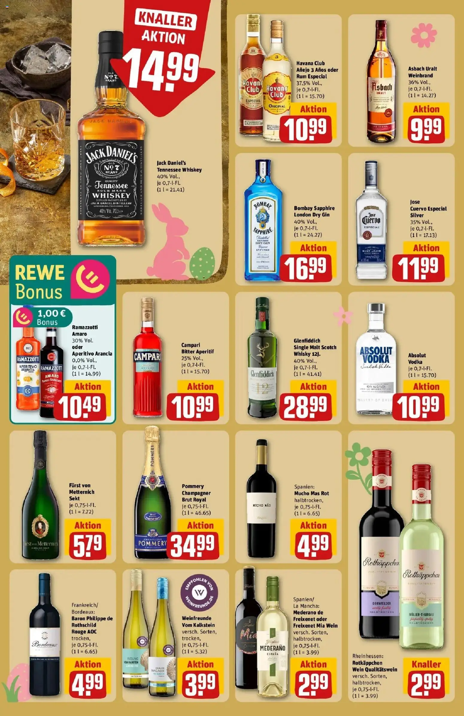 Rewe Prospekt Ebersdorf	 – gültig ab 30.03.2026 | Seite: 24 | Produkte: Havana club, Whisky, Jack Daniel's, Tequila