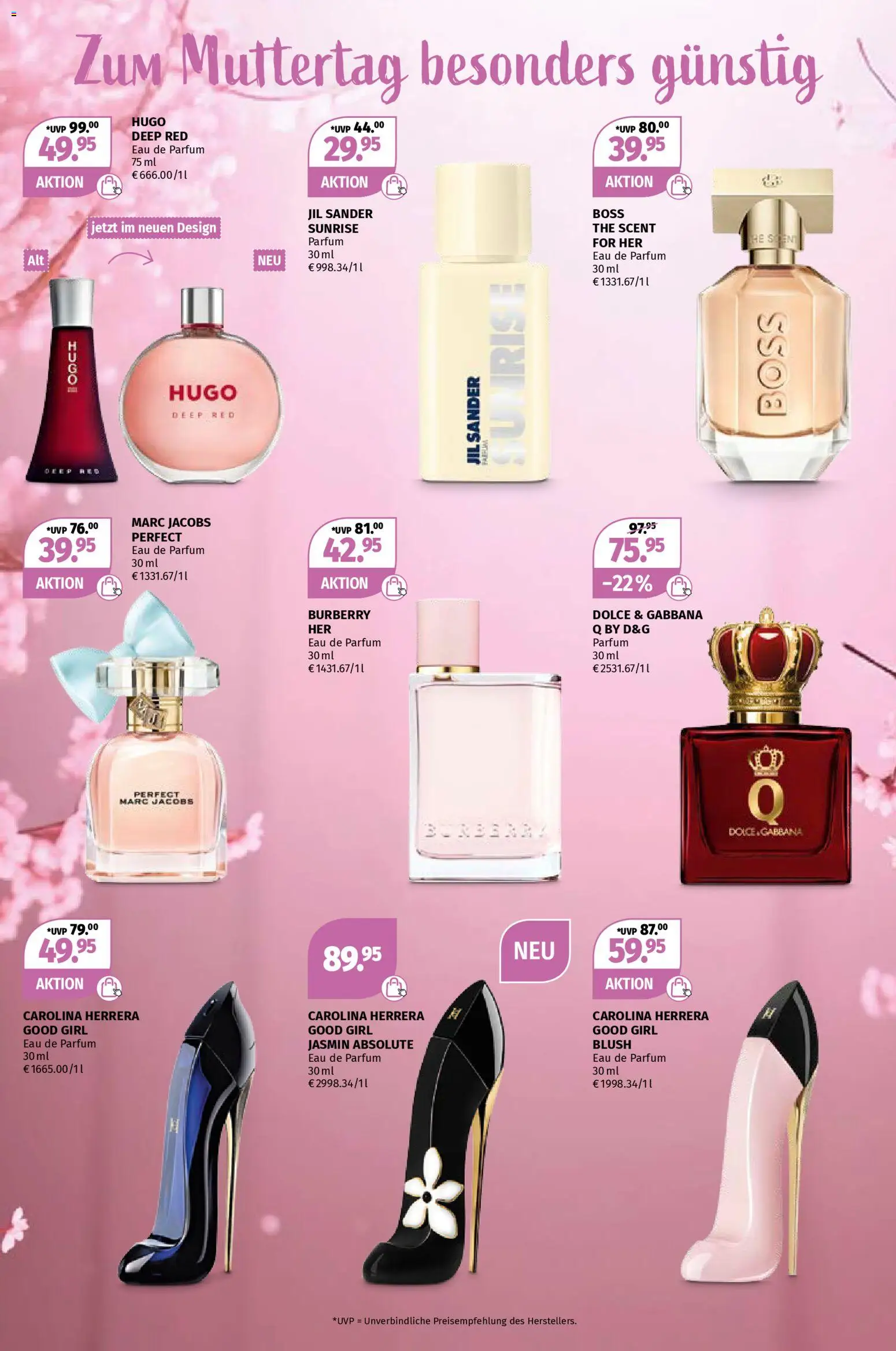 Müller Parfümerie-Highlights – gültig ab 27.04.2026 | Seite: 3 | Produkte: Parfüm, Eau de Parfum, Blush, Hugo